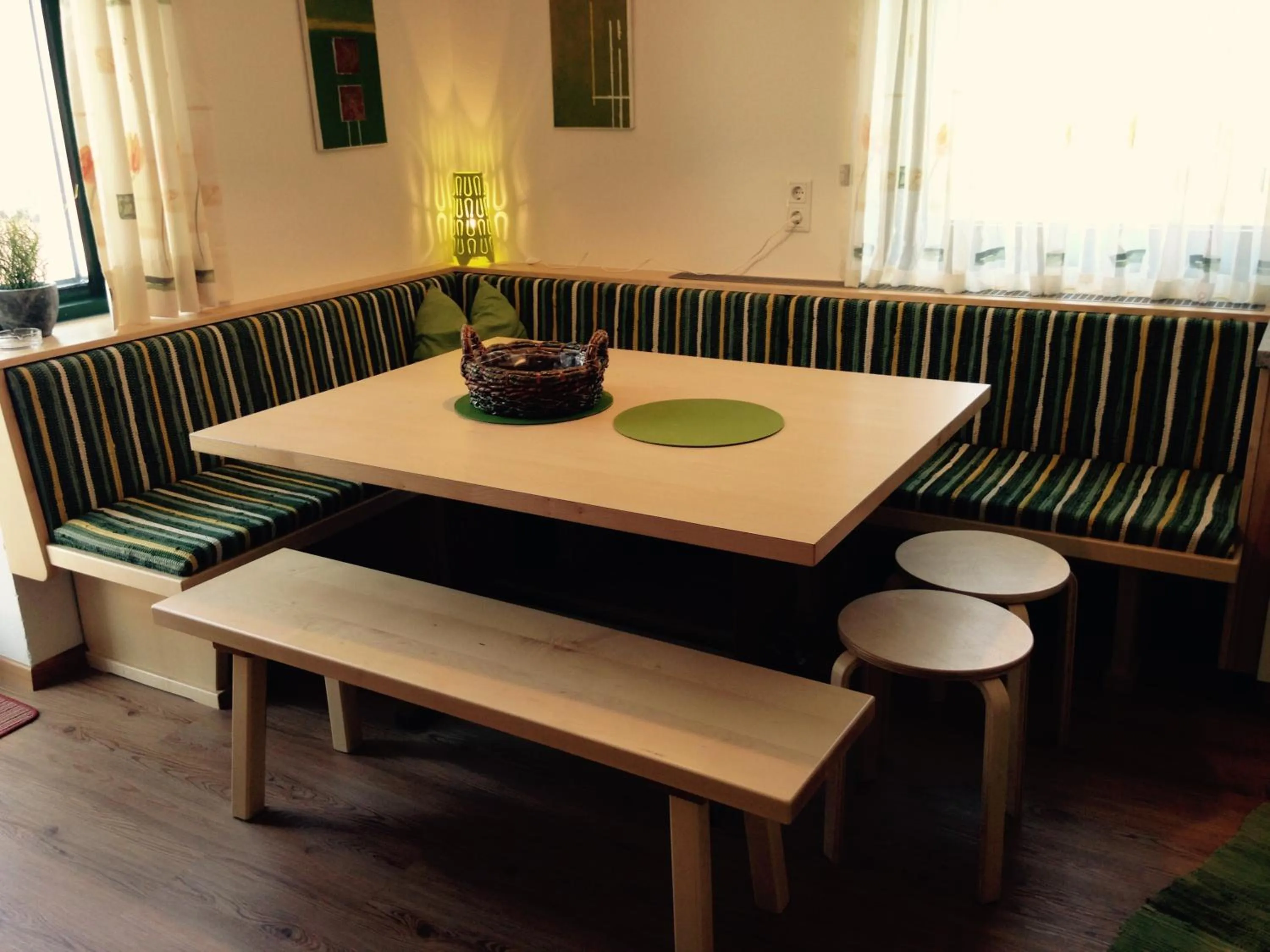 Dining area in Apartment Haus am See