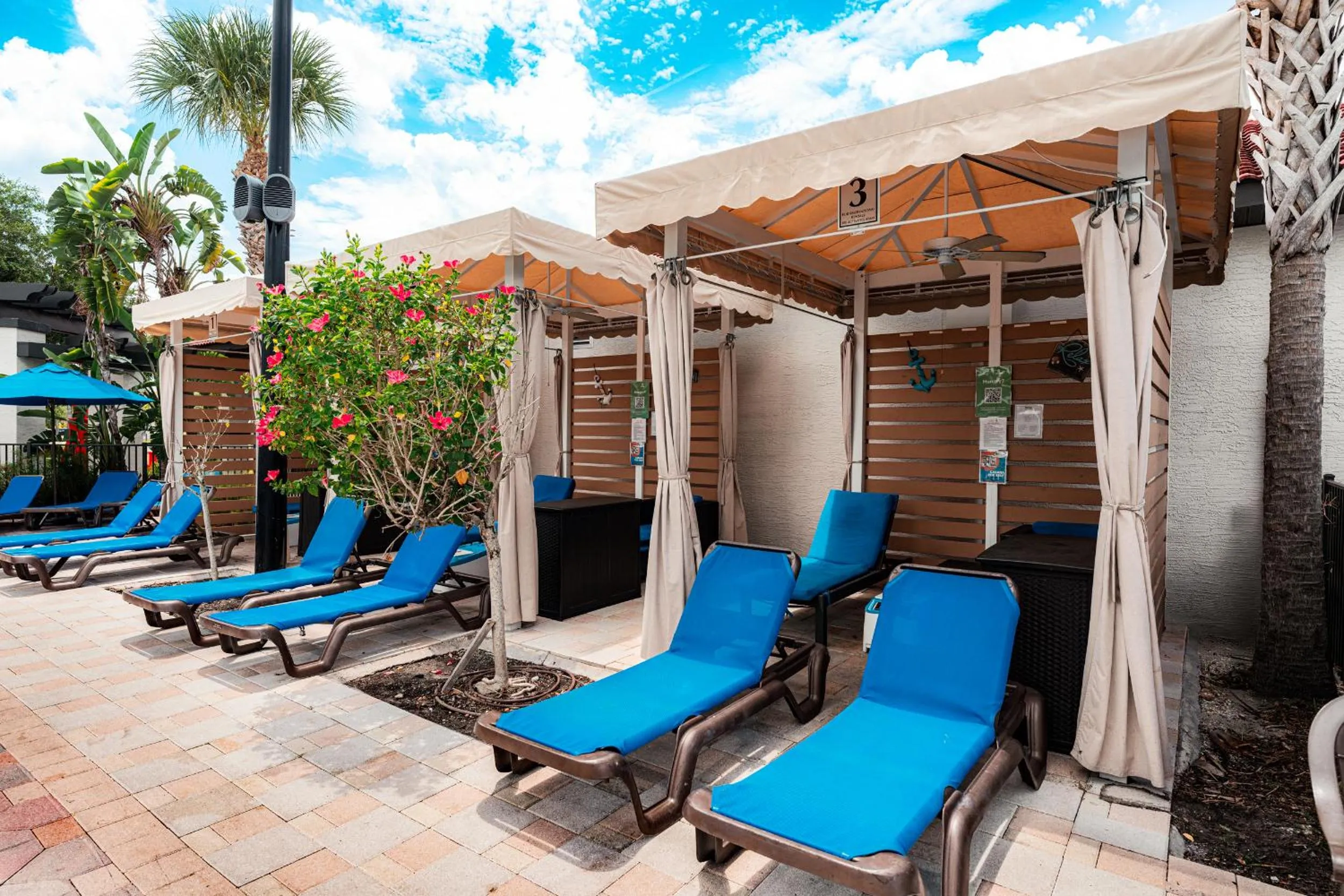 Seating area in FantasyWorld Resort