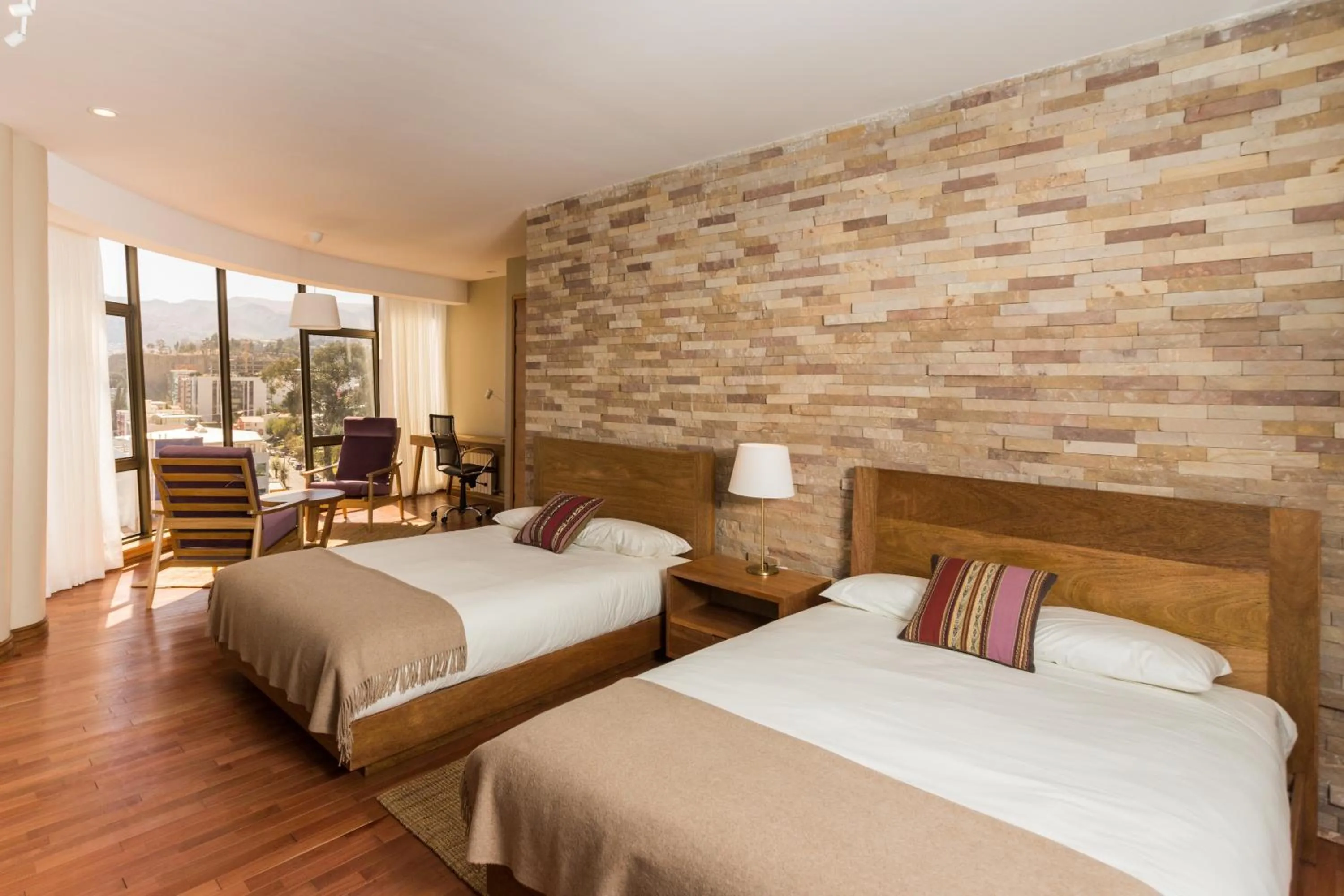 Bed in Hotel Boutique Rosario Sur