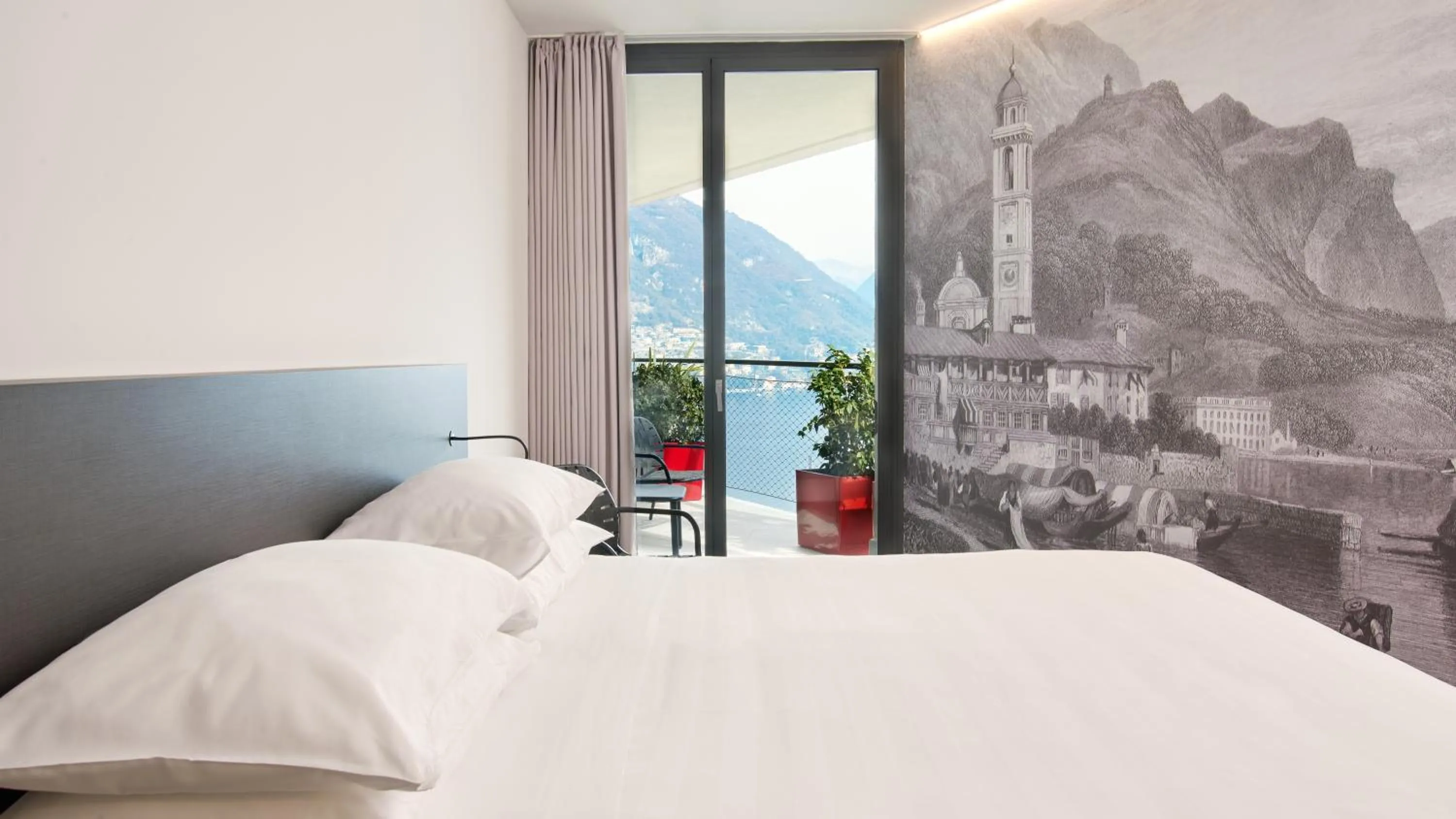 Bedroom, Bed in Hotel Lago