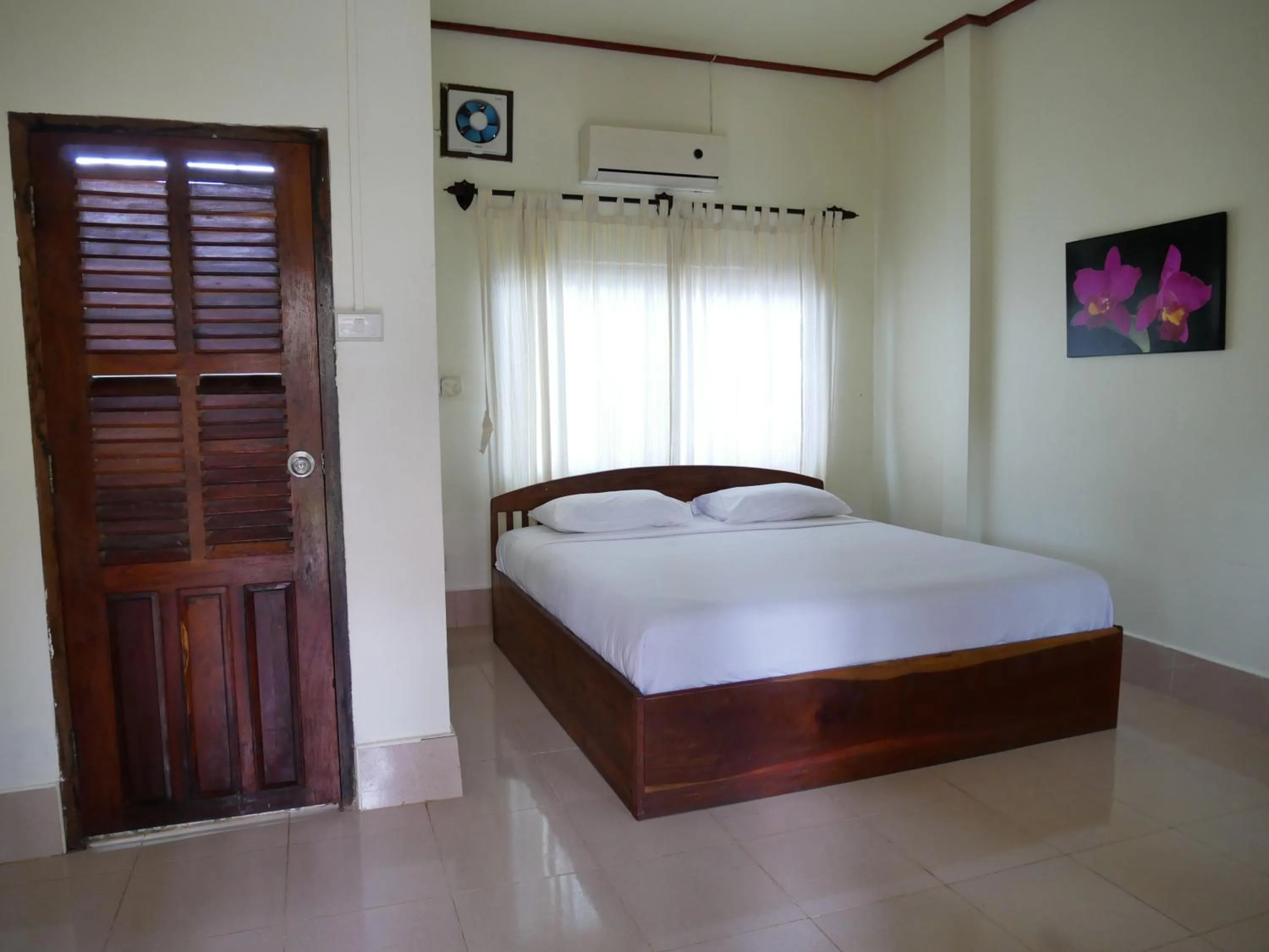 Bed in Don Det Hotel
