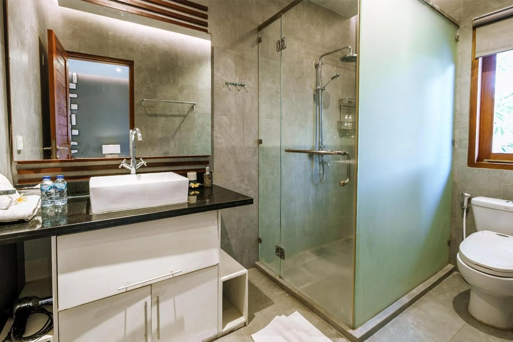 Bathroom in Villa Orange 3BR Seminyak by Exotic Bali Properties