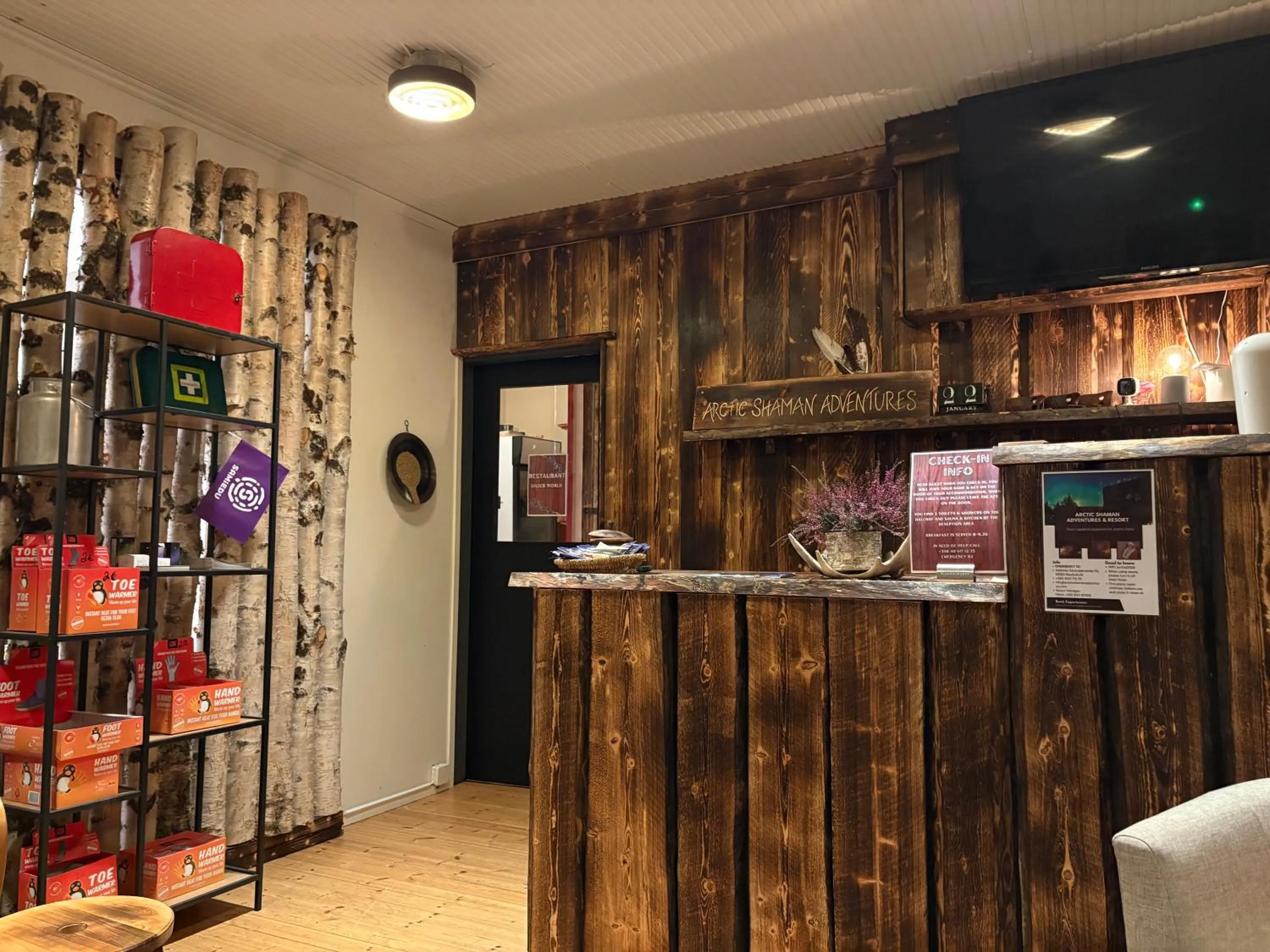 Lobby or reception in Arctic Shaman Adventures -Jurtta