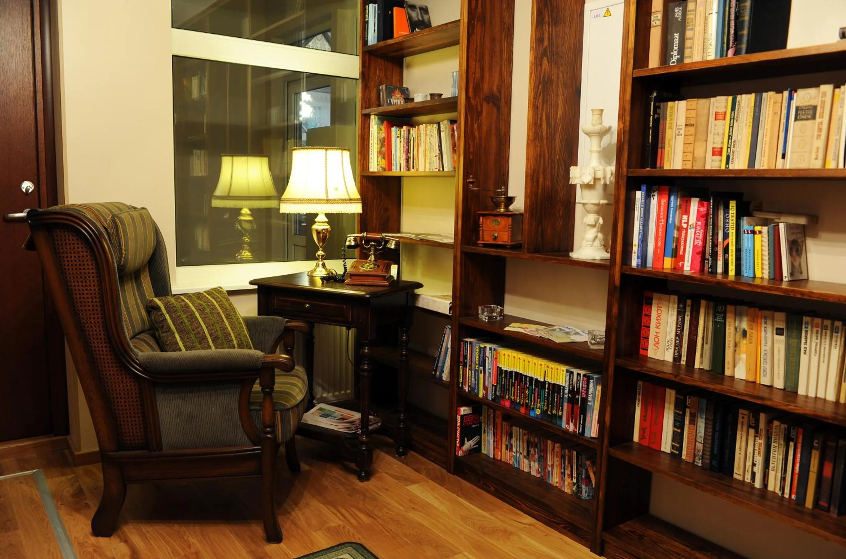 Library in Embrace Hotel & Apartments