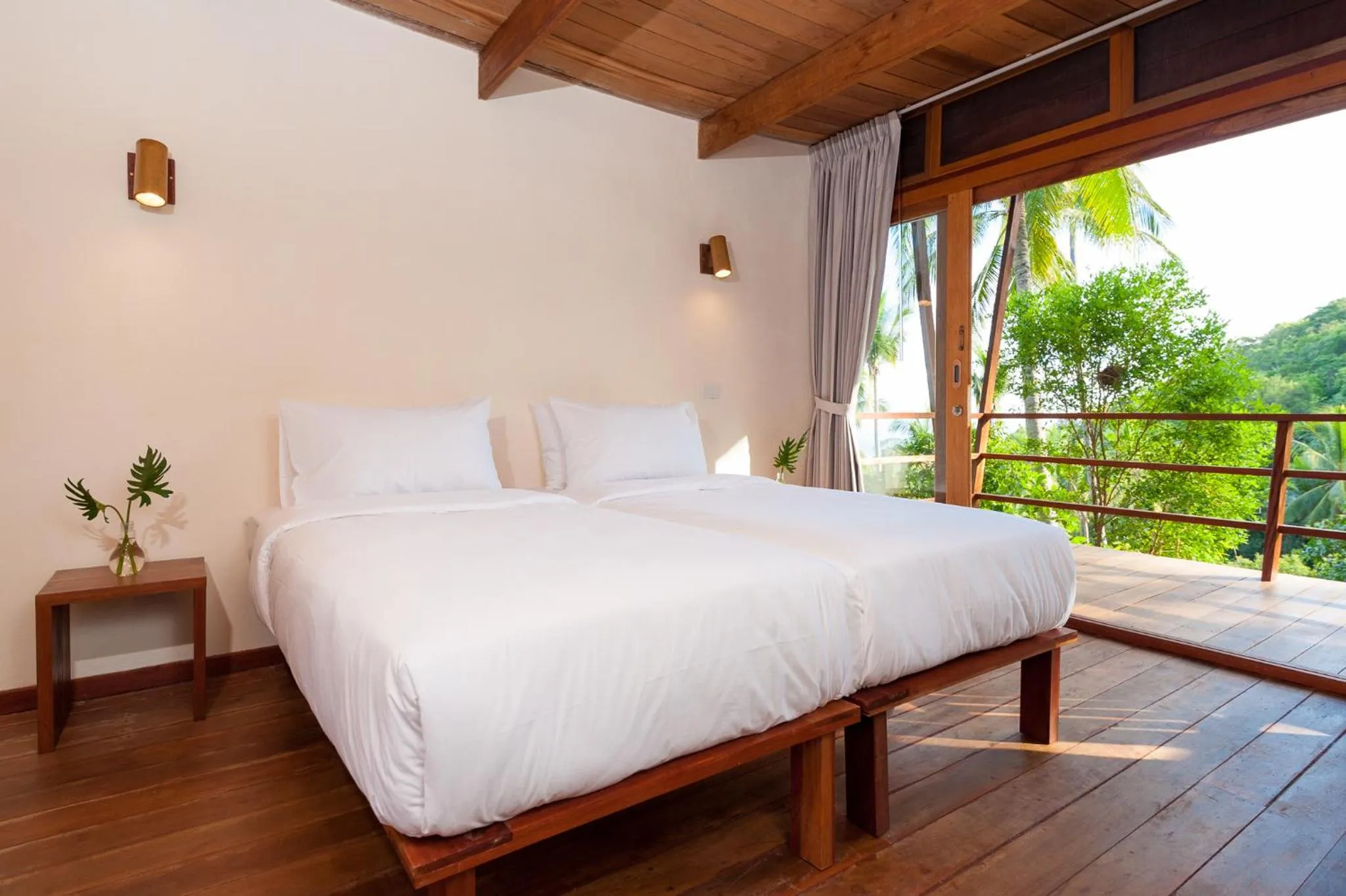 Bed in Ecotao Lodge