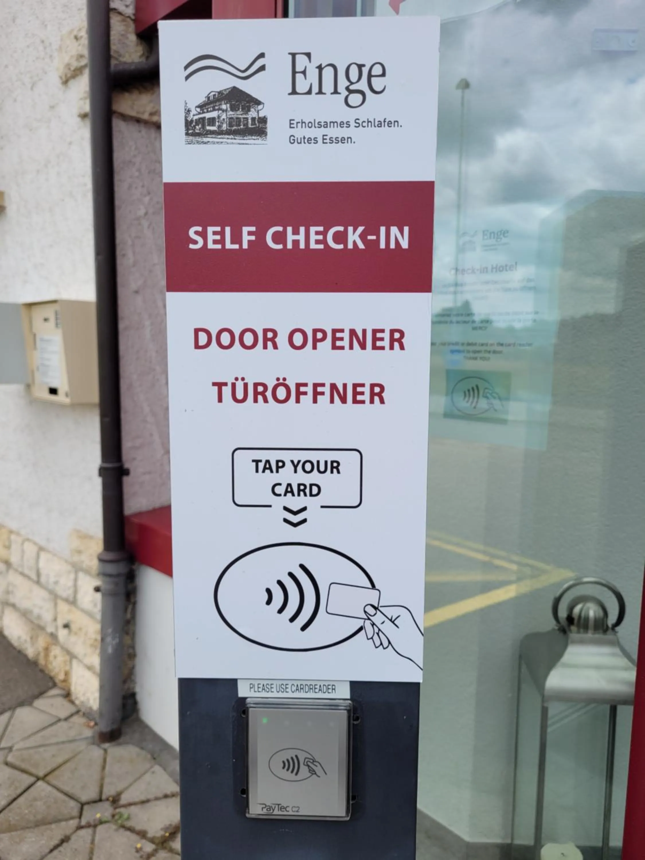 Lobby or reception in Gasthof Enge Self Check-In Hotel