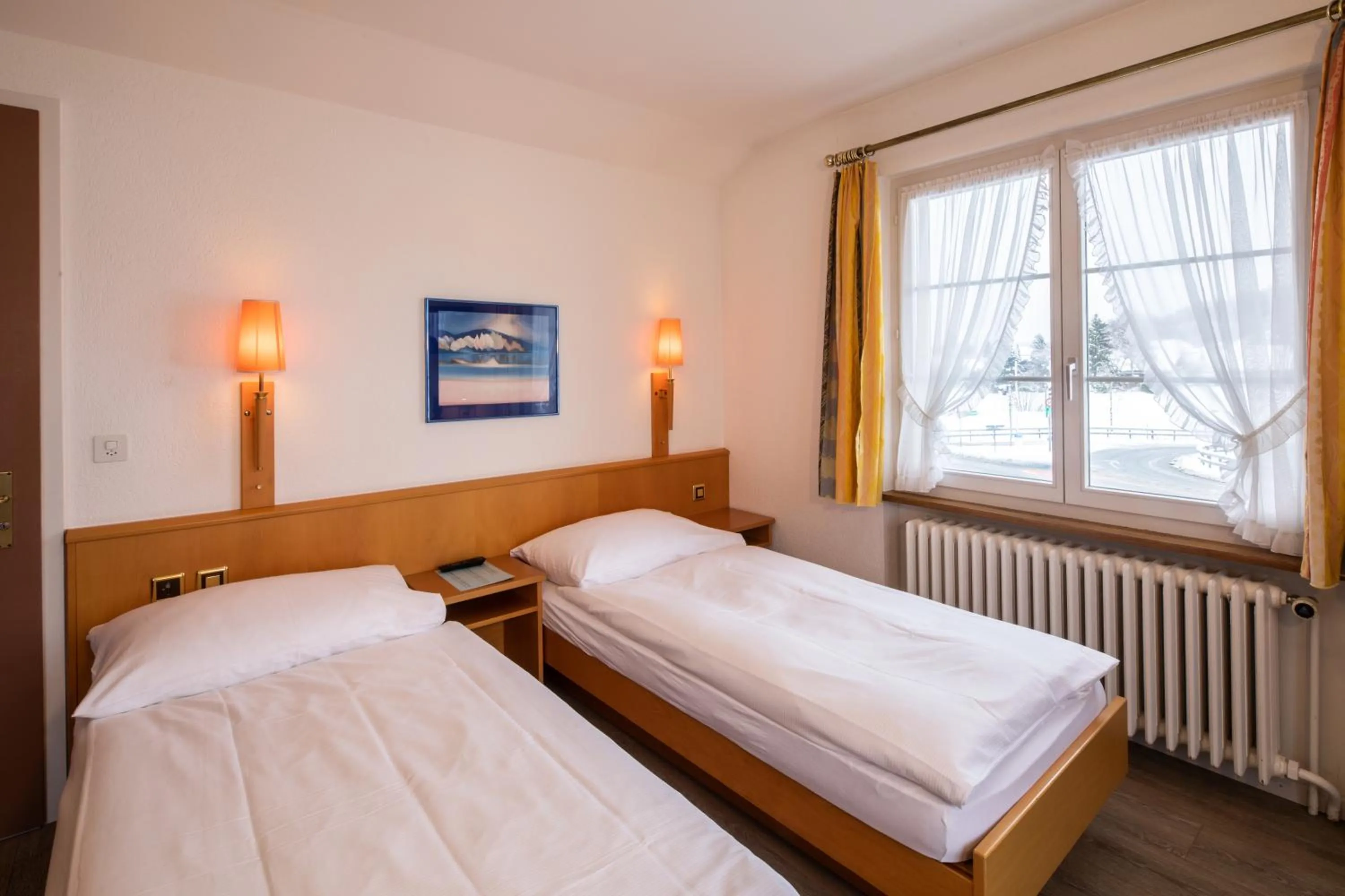 Photo of the whole room, Bed in Gasthof Enge Self Check-In Hotel