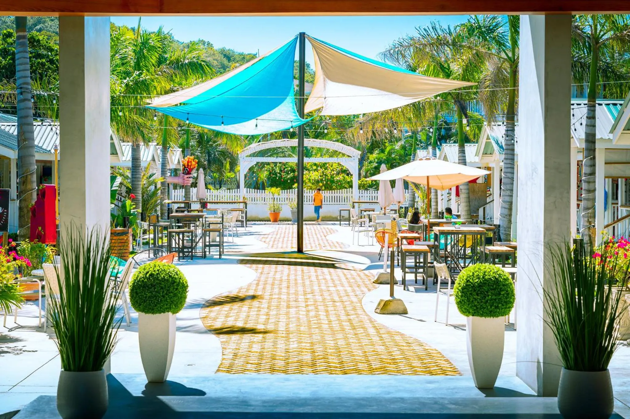 Patio in La Placita Inn