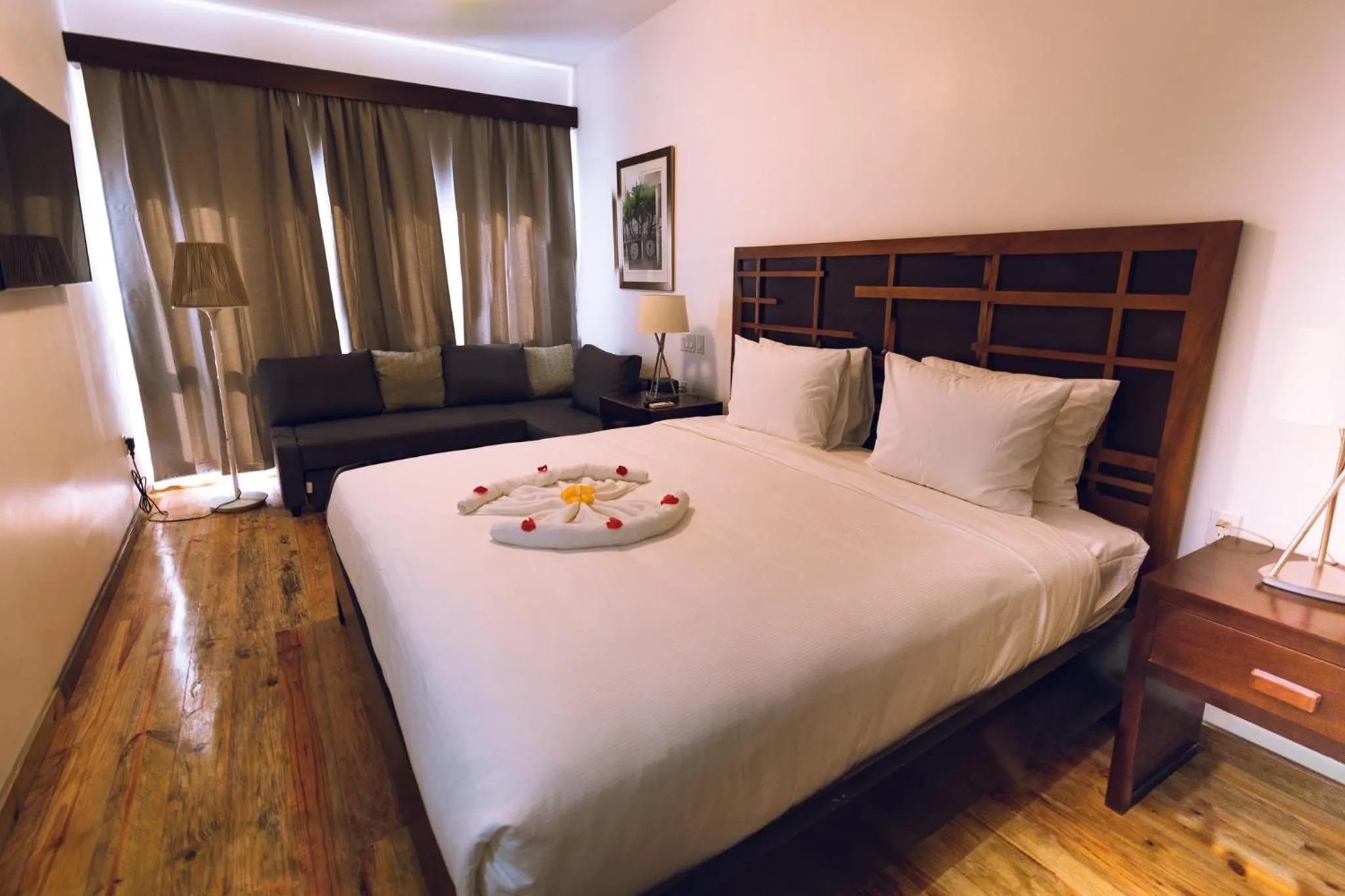 TV and multimedia, Bed in La Placita Inn