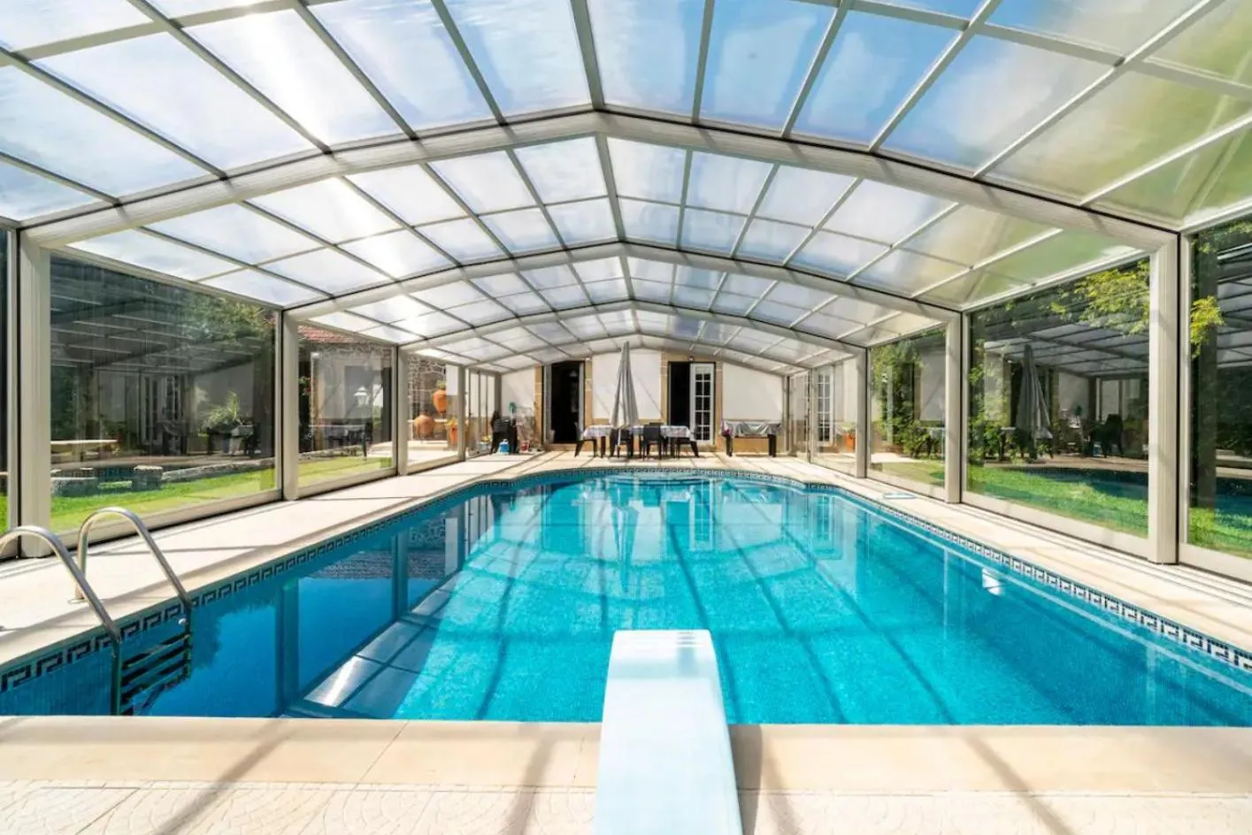 Pool view in Our Lady of Mercy Villa