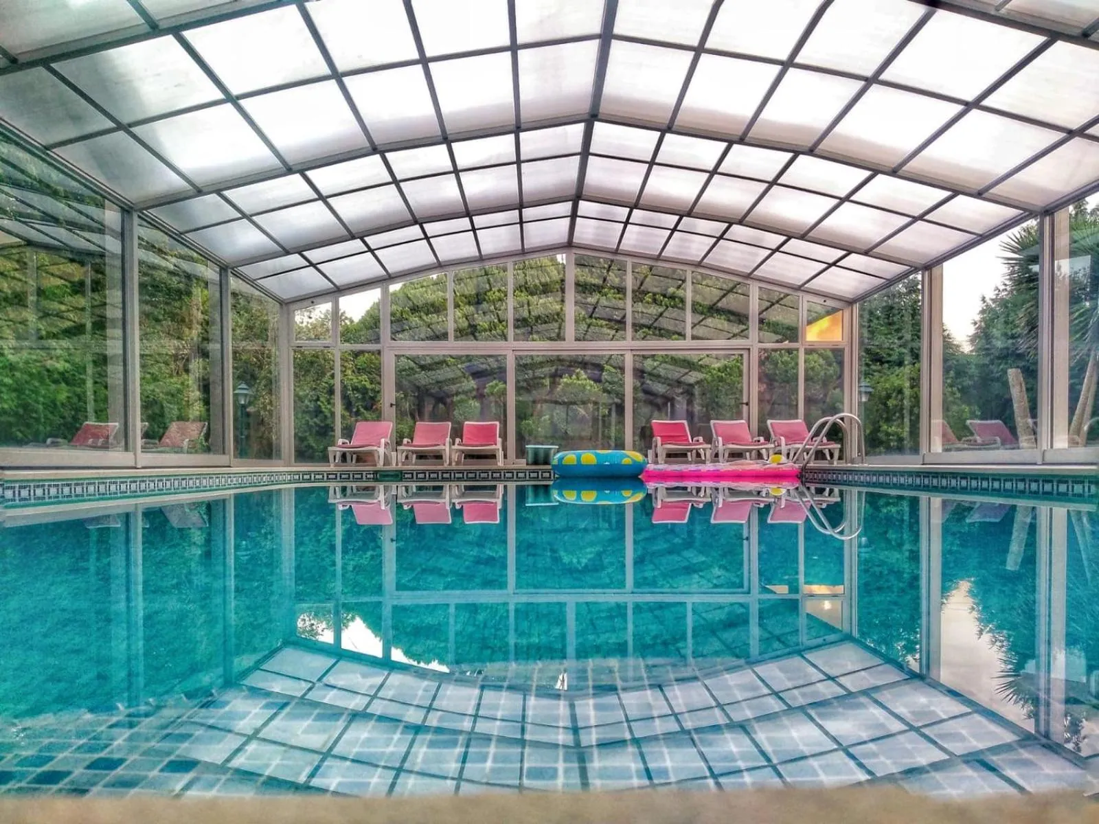 Pool view in Our Lady of Mercy Villa