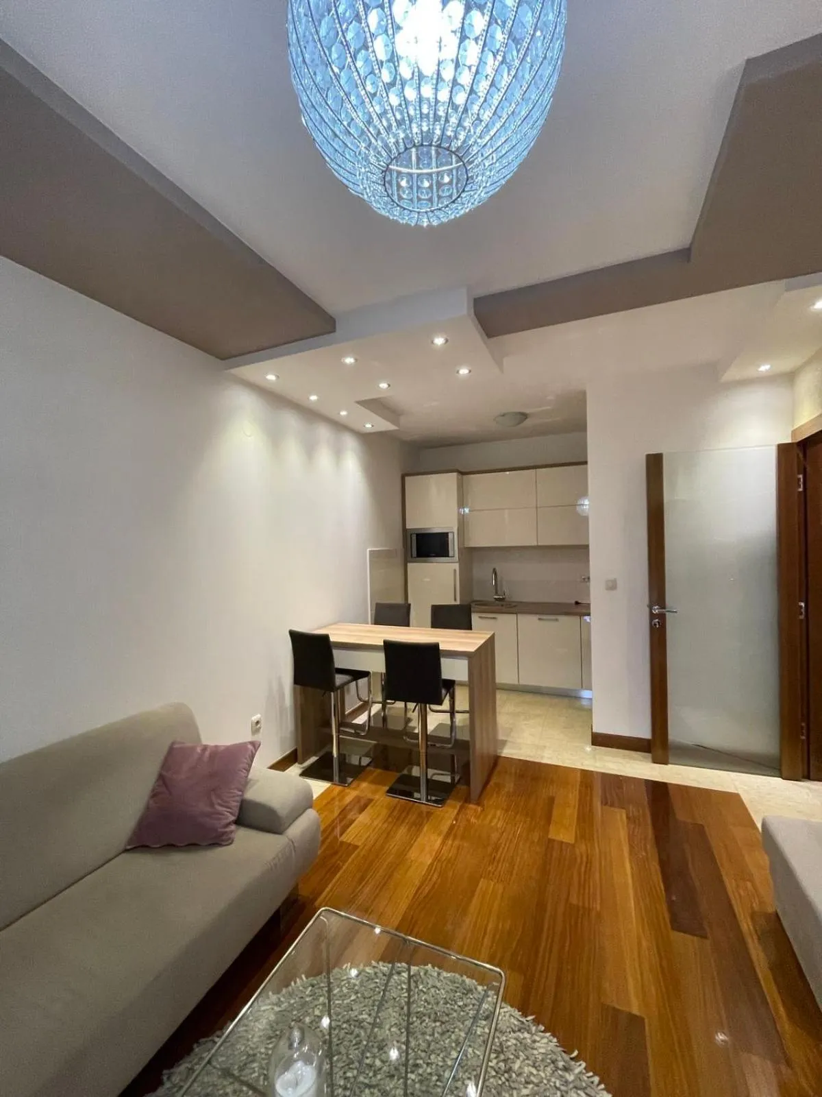 Kitchen or kitchenette in Apartments Athos