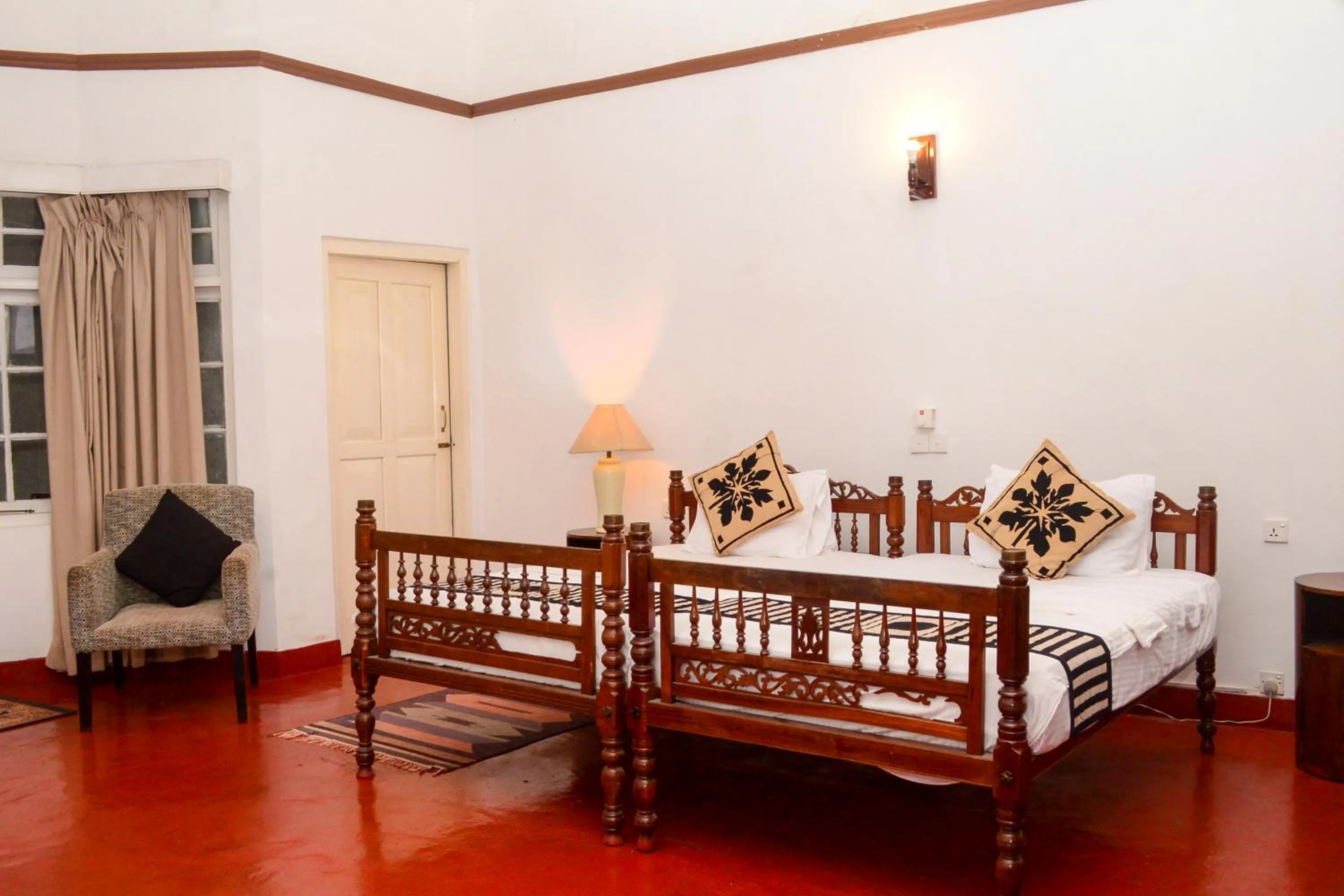 Bed in Hatale Tea Estate Bungalow