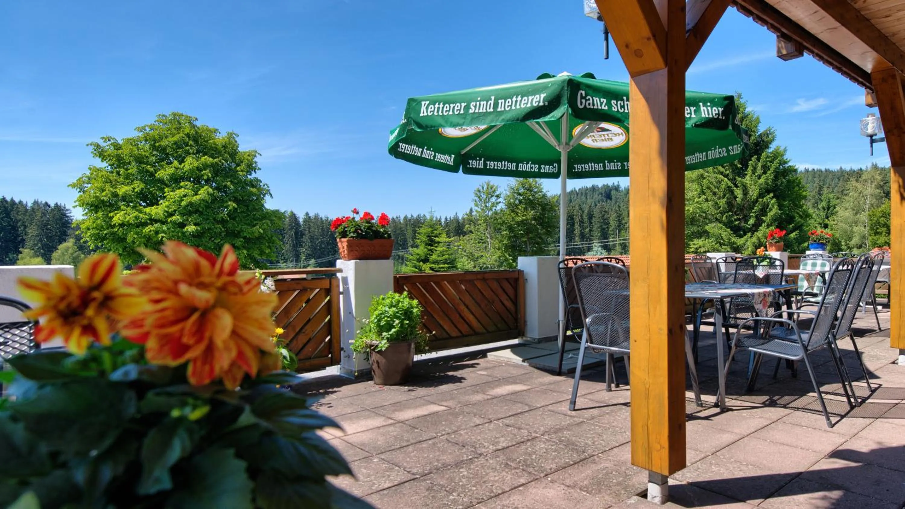 Balcony/Terrace in Landgasthof Zum Schwanen