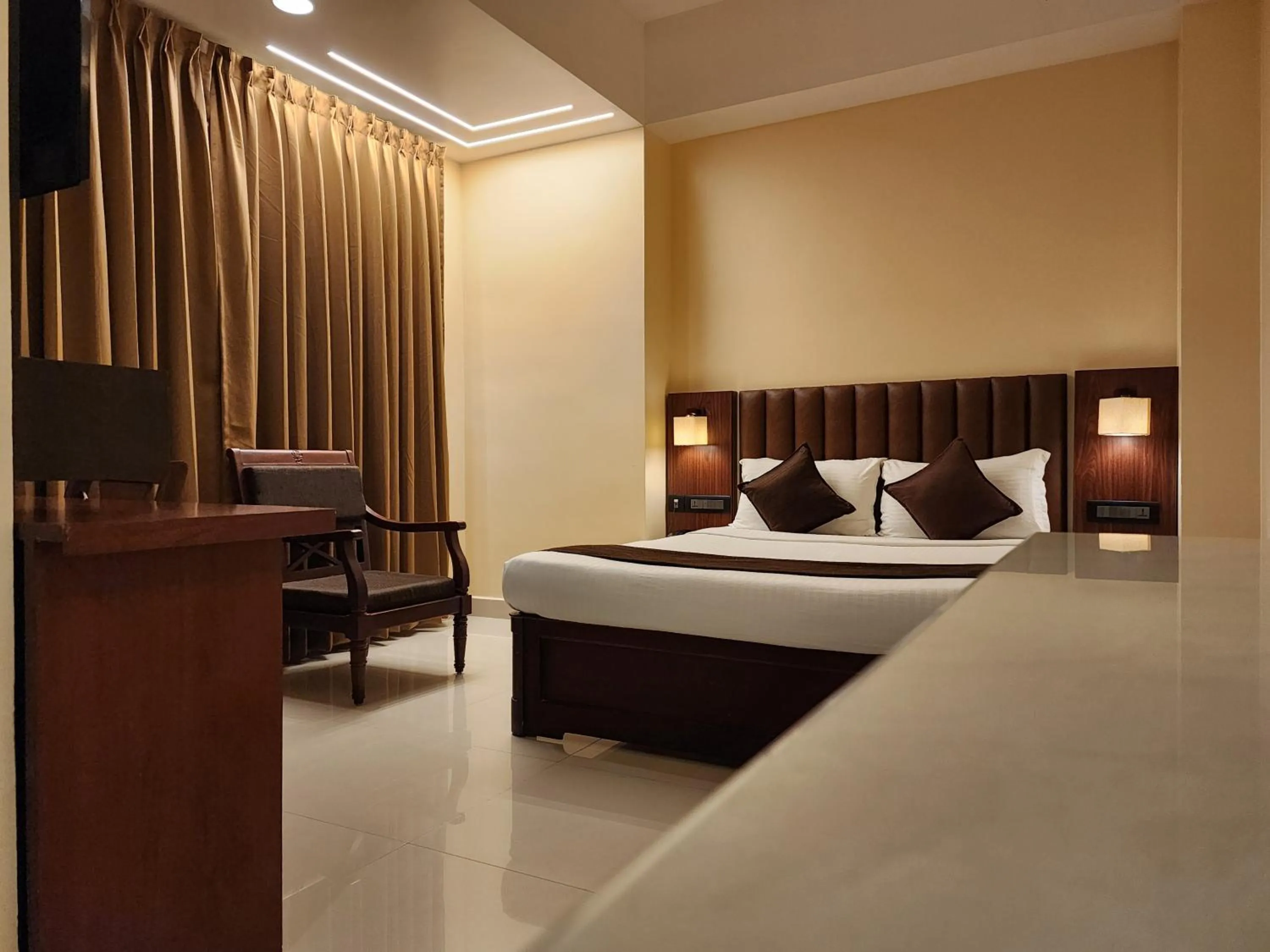 Bedroom, Bed in Hotel Arcadia