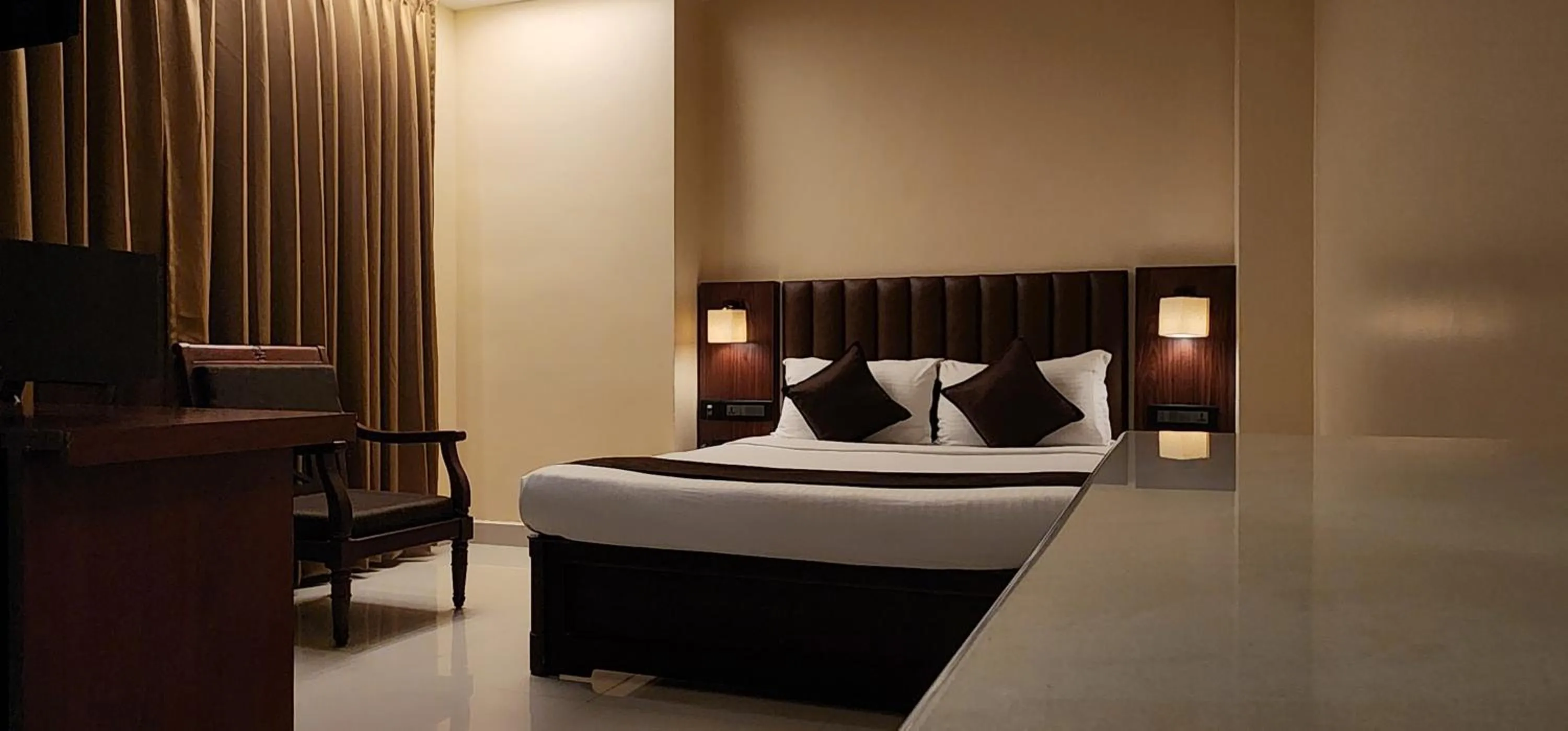 Bedroom, Bed in Hotel Arcadia