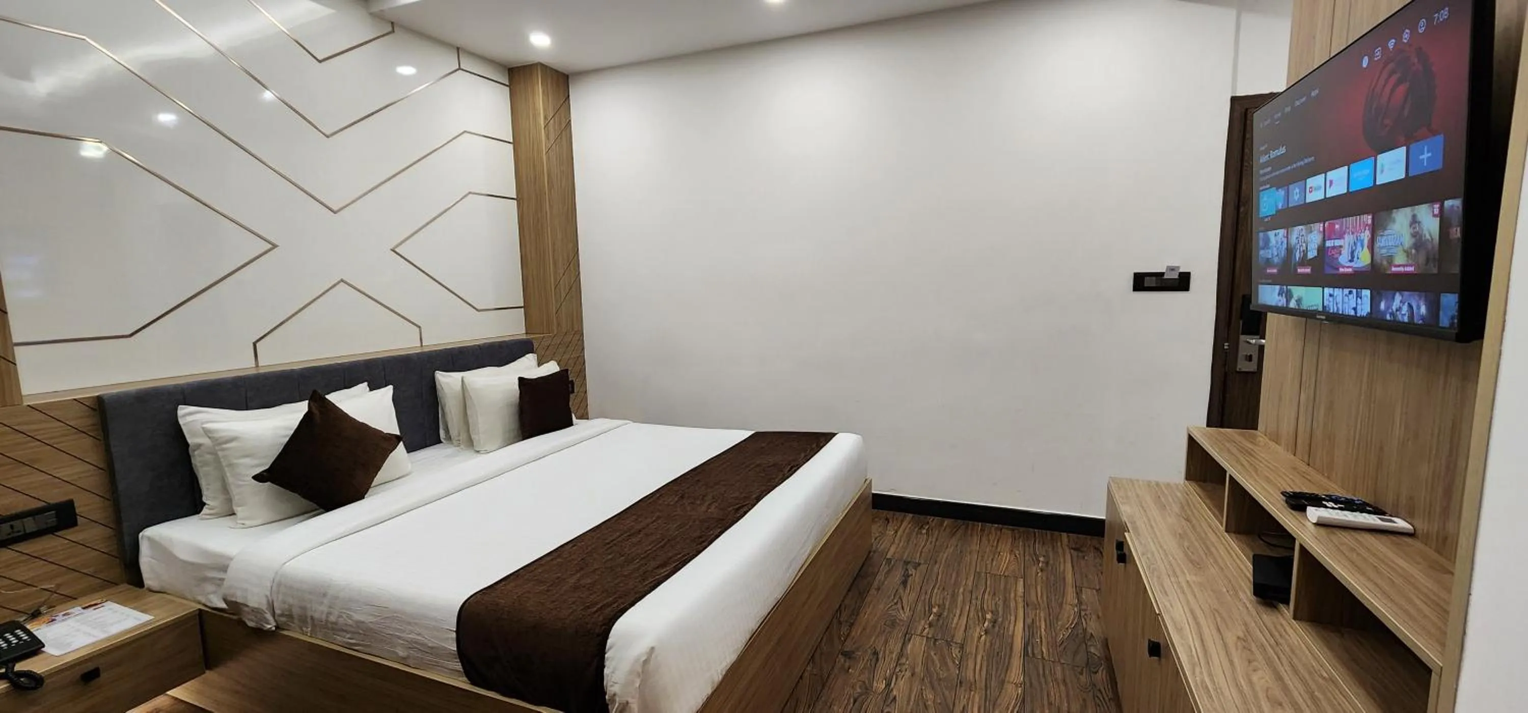 Bed in Hotel Arcadia