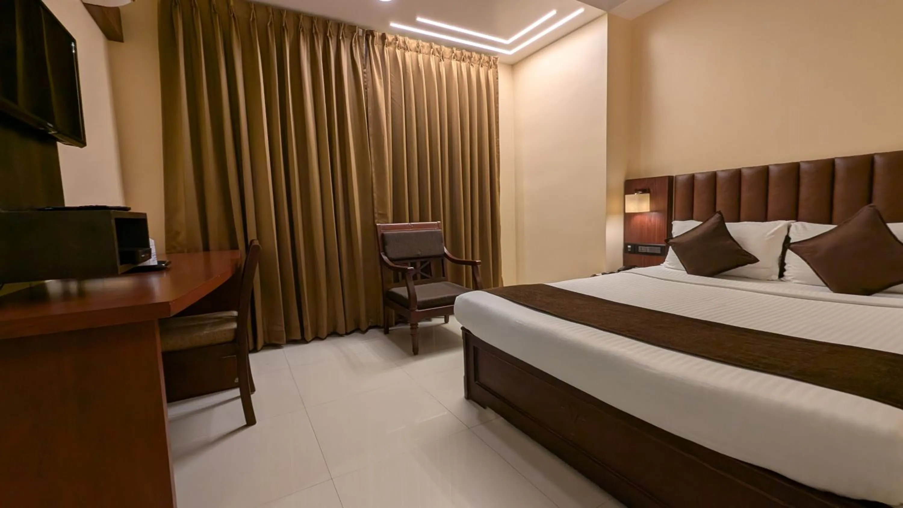 Bedroom, Bed in Hotel Arcadia