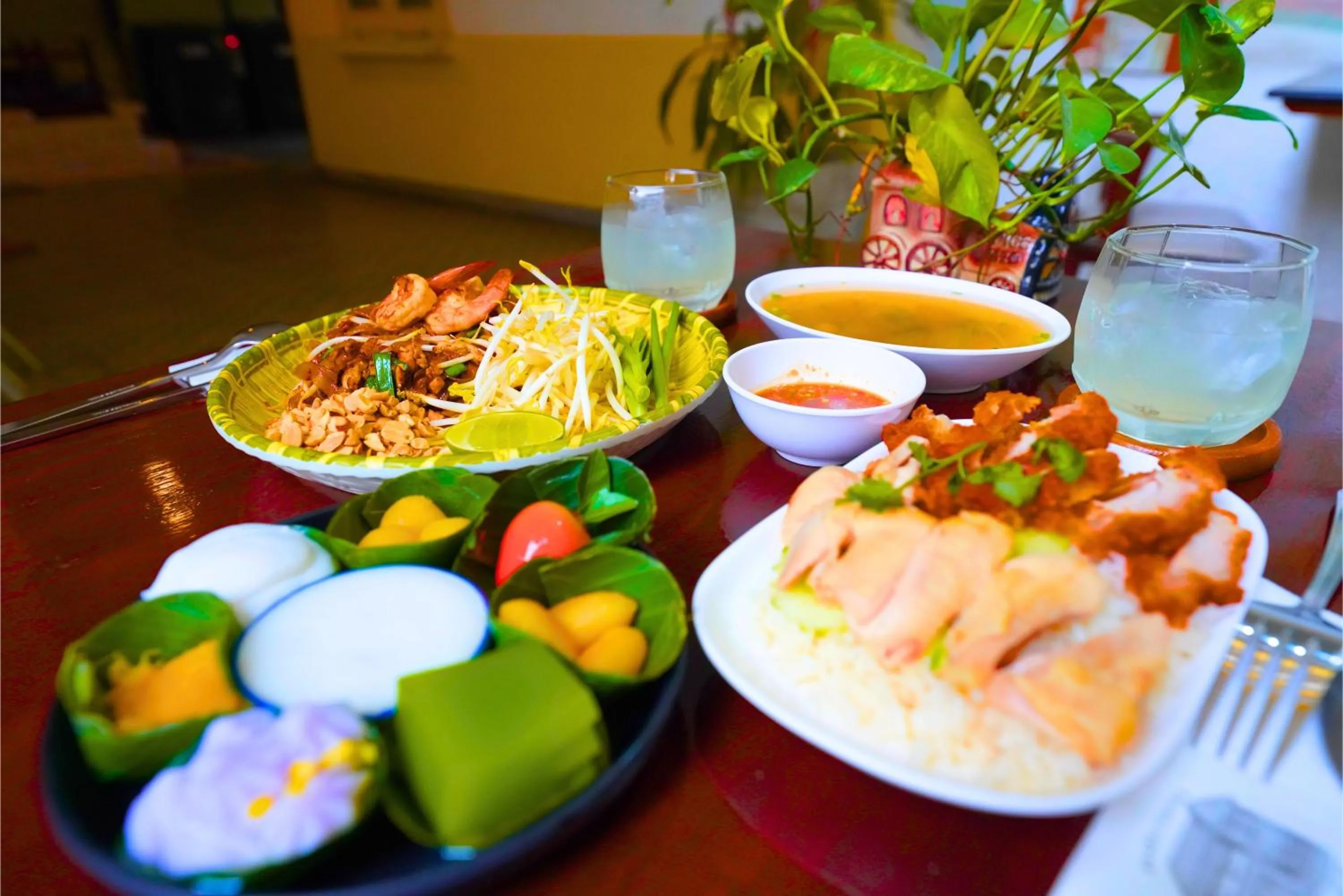 Food close-up in Excel Hotel Bangkok former Sri Krungthep Hotel