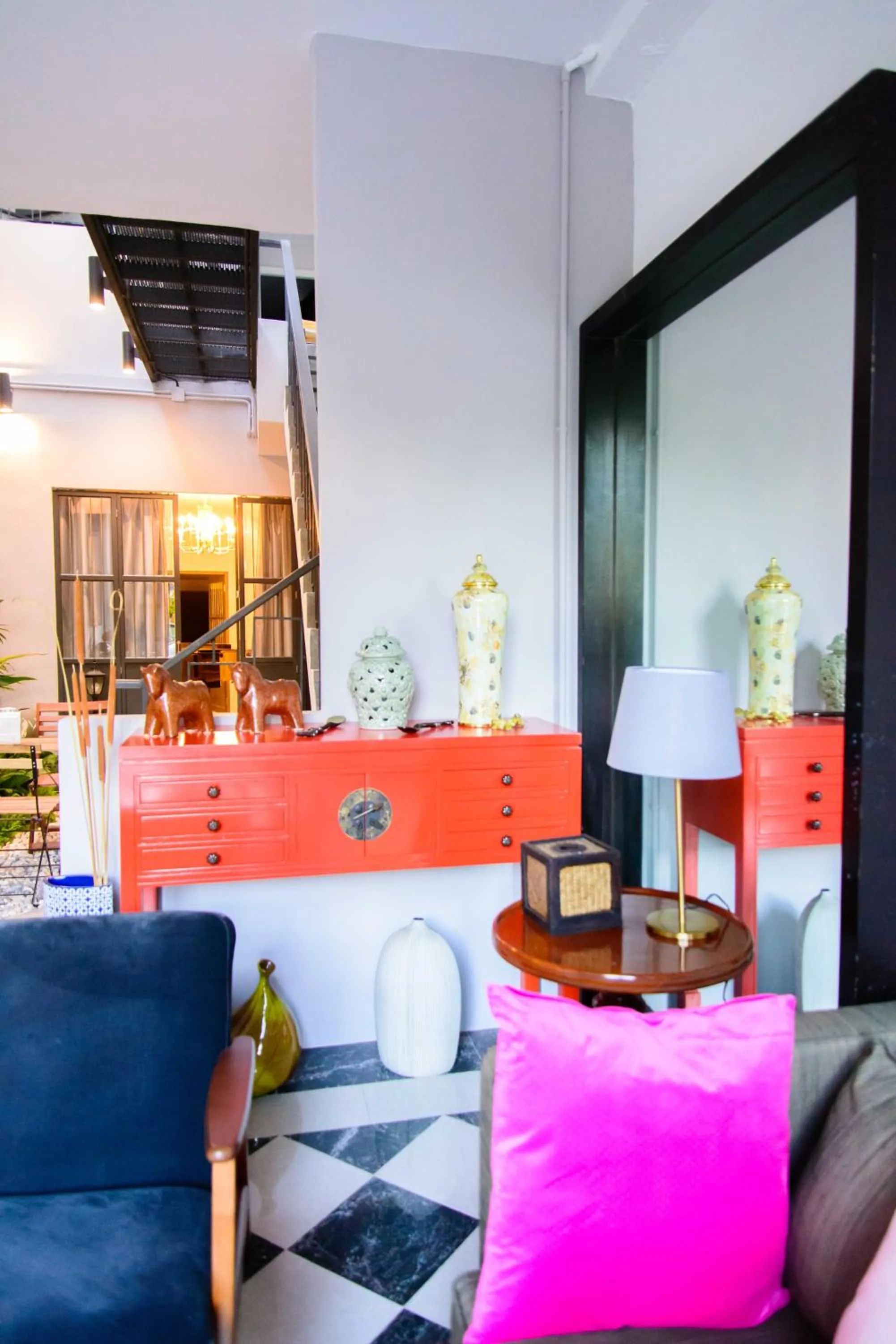 Living room in 87 Oldtown at River Pier