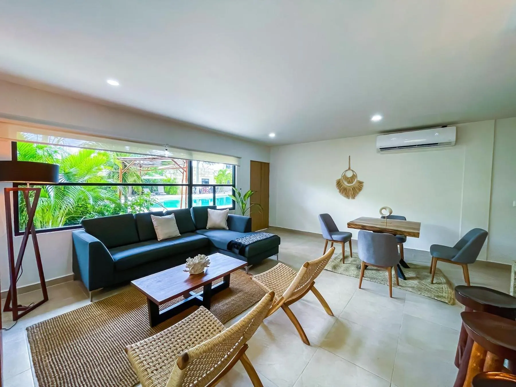 Living room in Elementus Tulum