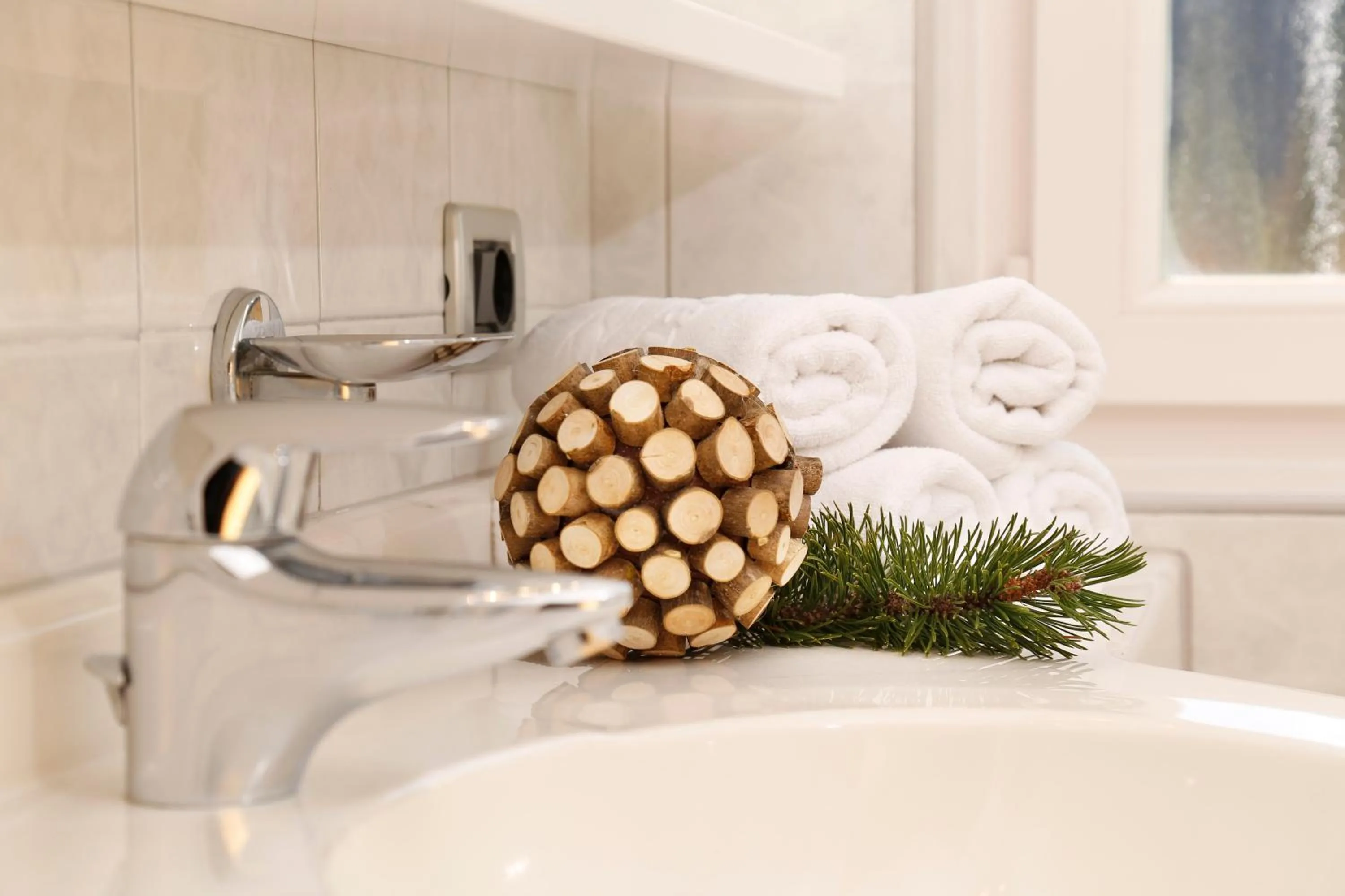 Bathroom in Hotel Hubertusstube