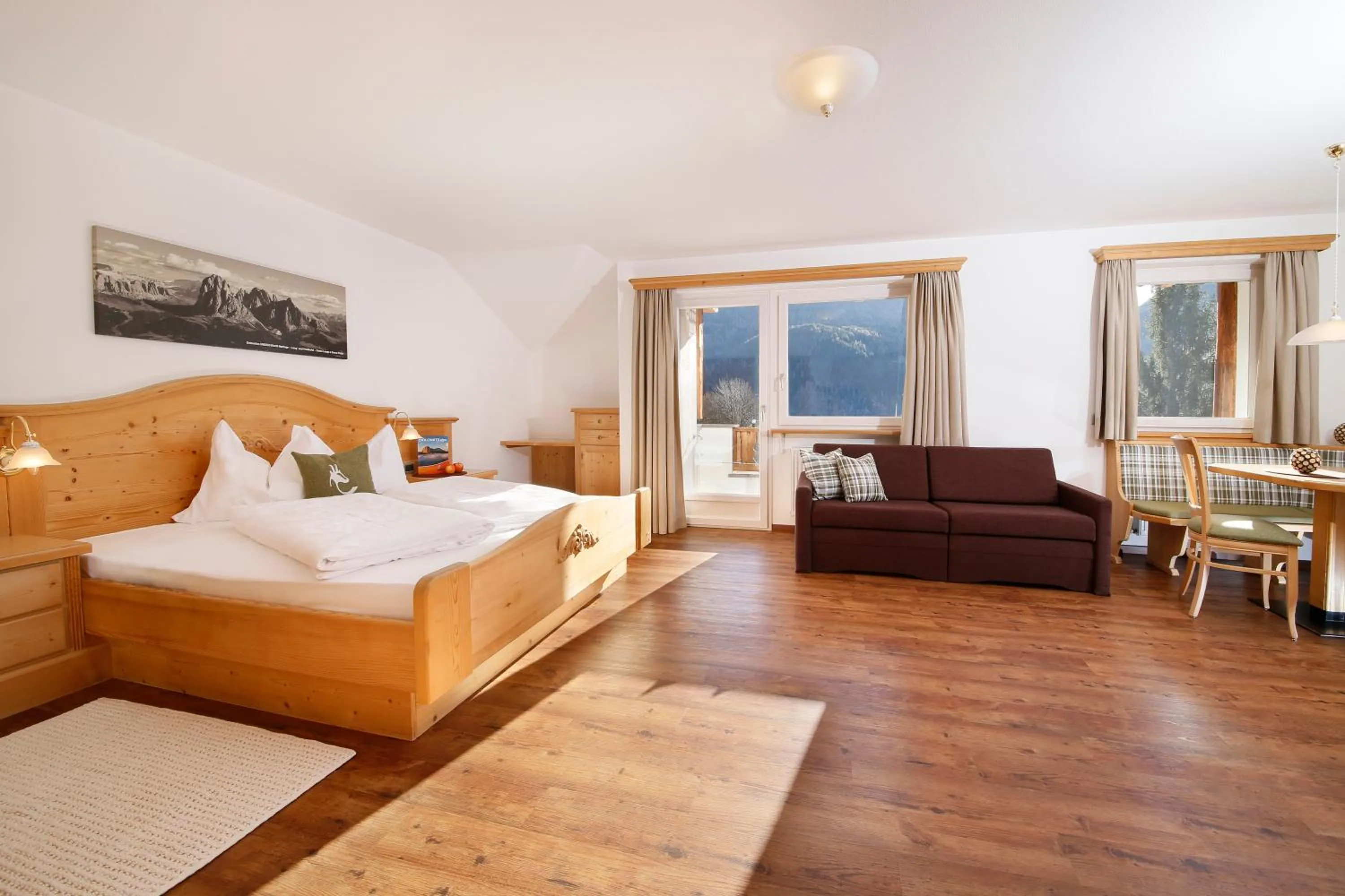 Bedroom, Bed in Hotel Hubertusstube