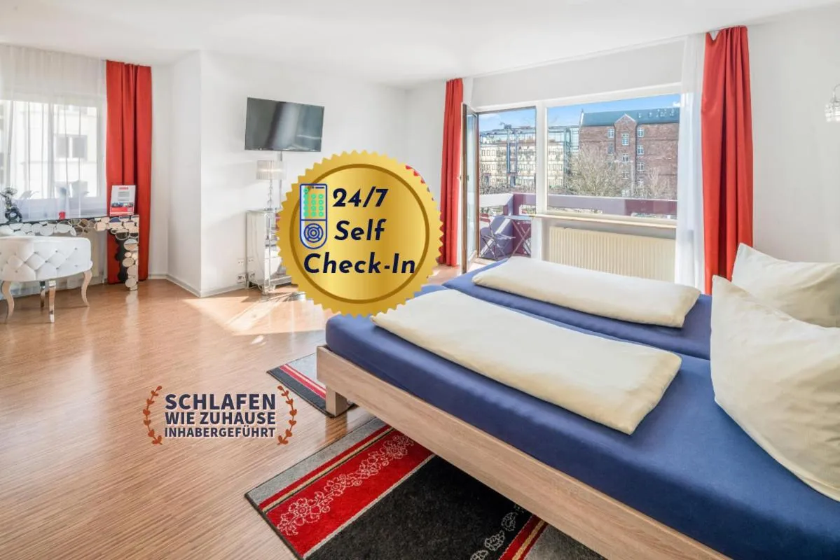 Bed in Hotel Am Gottesauer Schloss