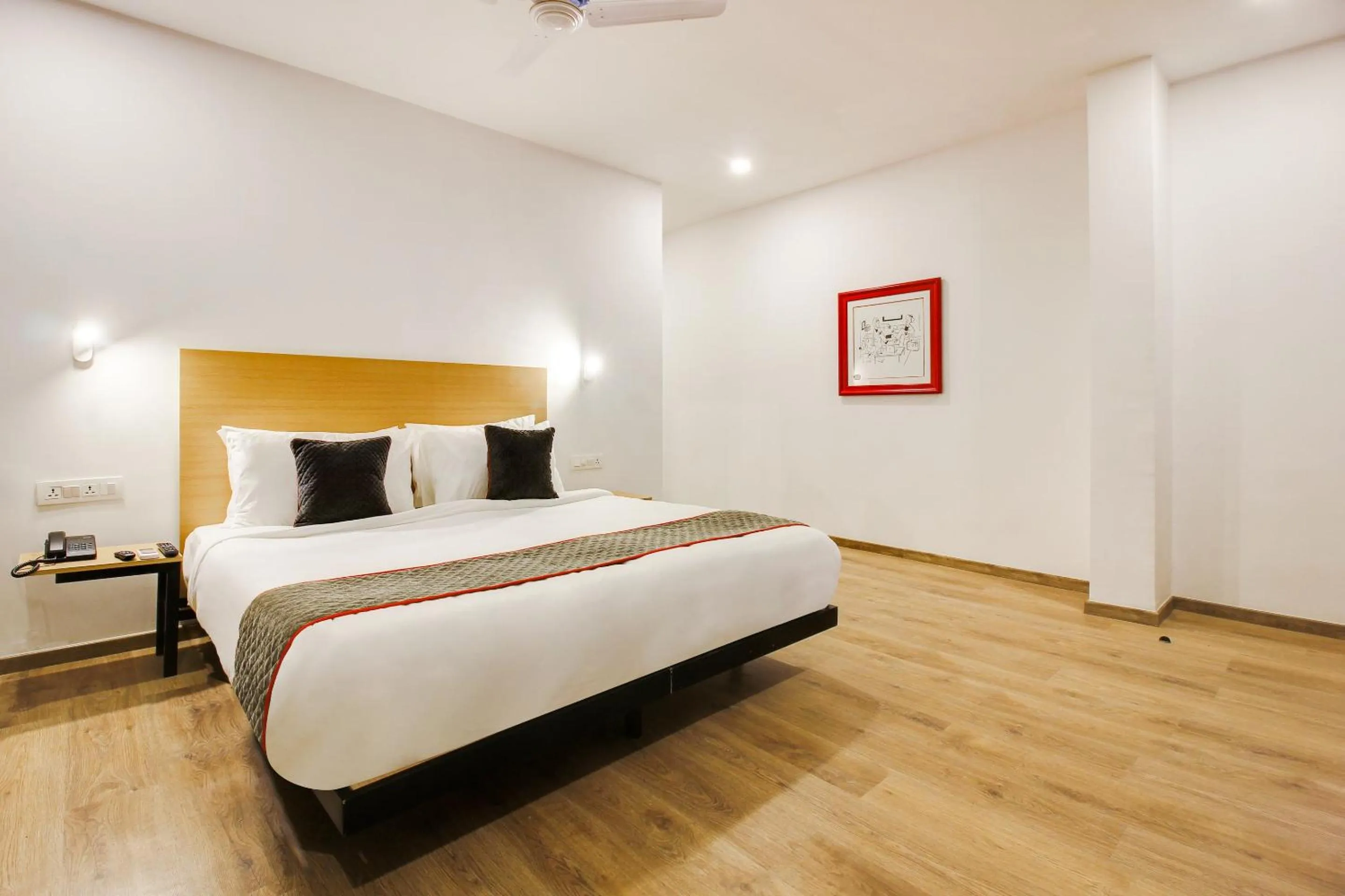 Bedroom, Bed in Super townhouse moosapet Rcc Prime
