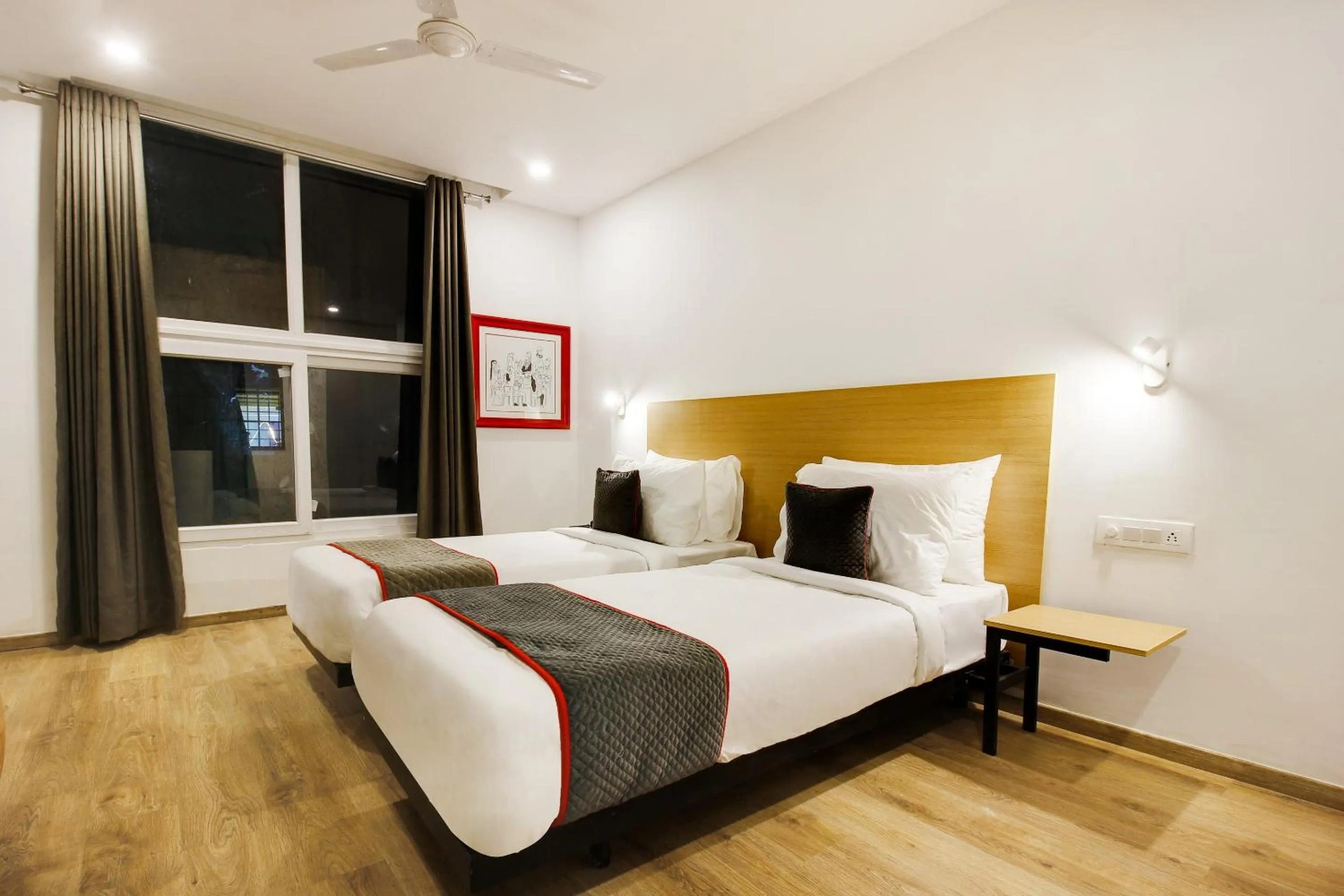 Bedroom, Bed in Super townhouse moosapet Rcc Prime