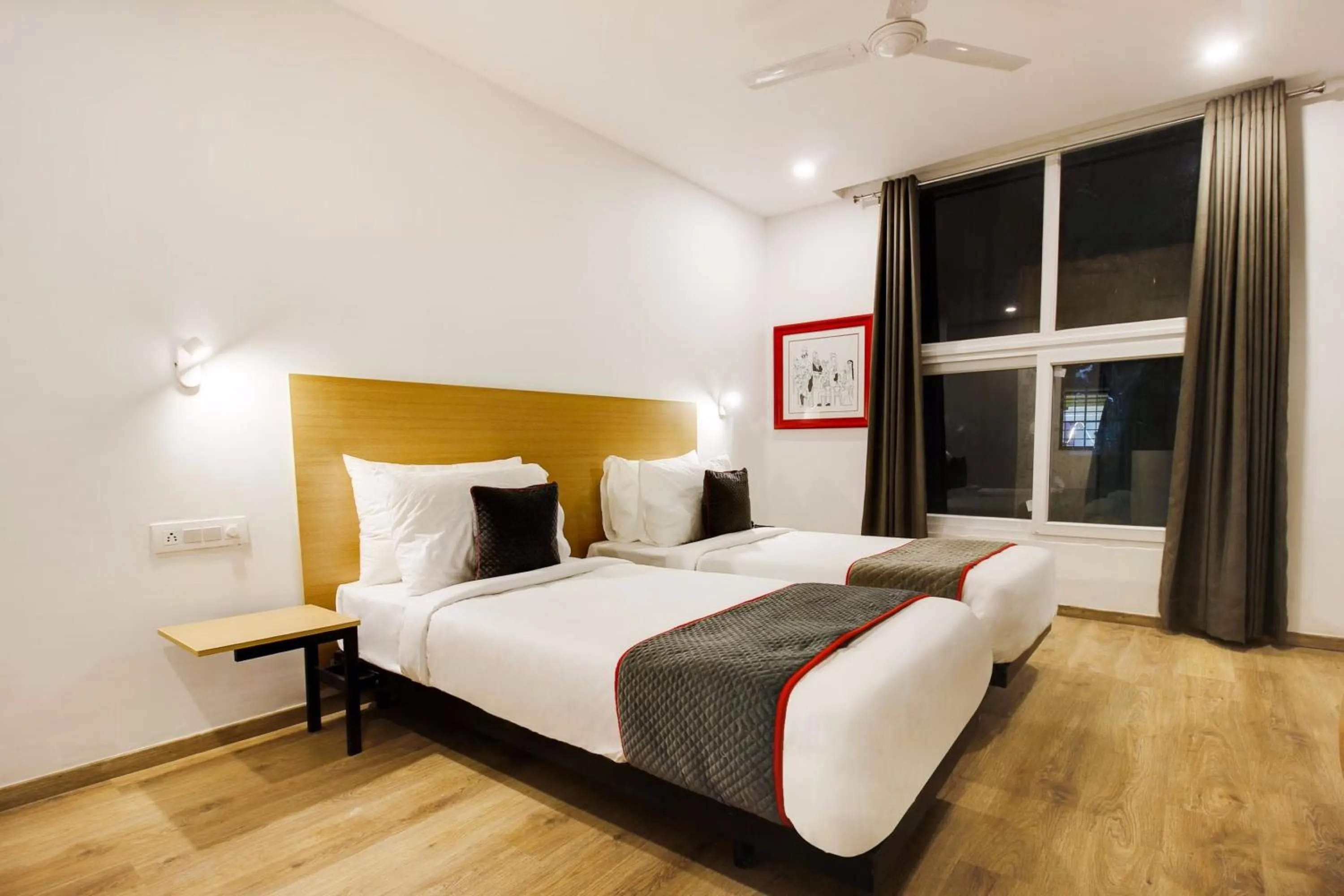 Bedroom, Bed in Super townhouse moosapet Rcc Prime