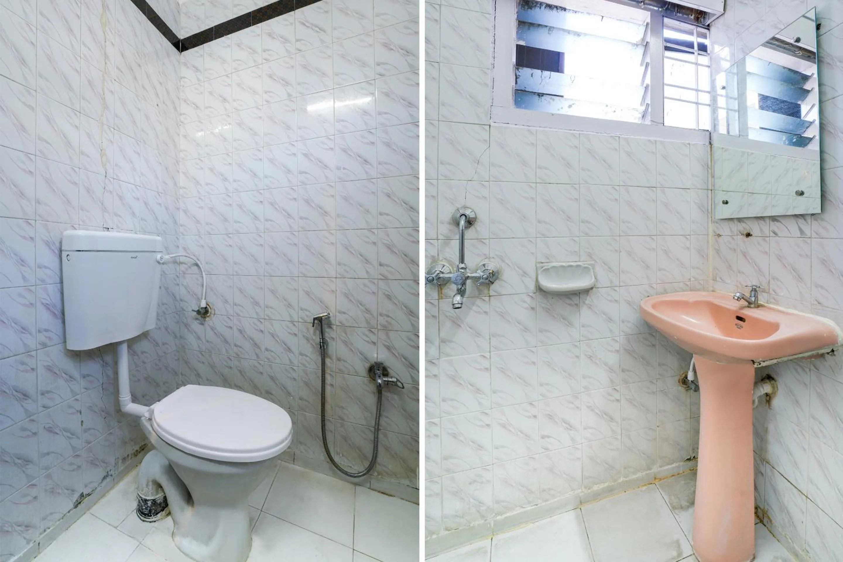 Bathroom in Hotel O Raja Residency Near Snow World