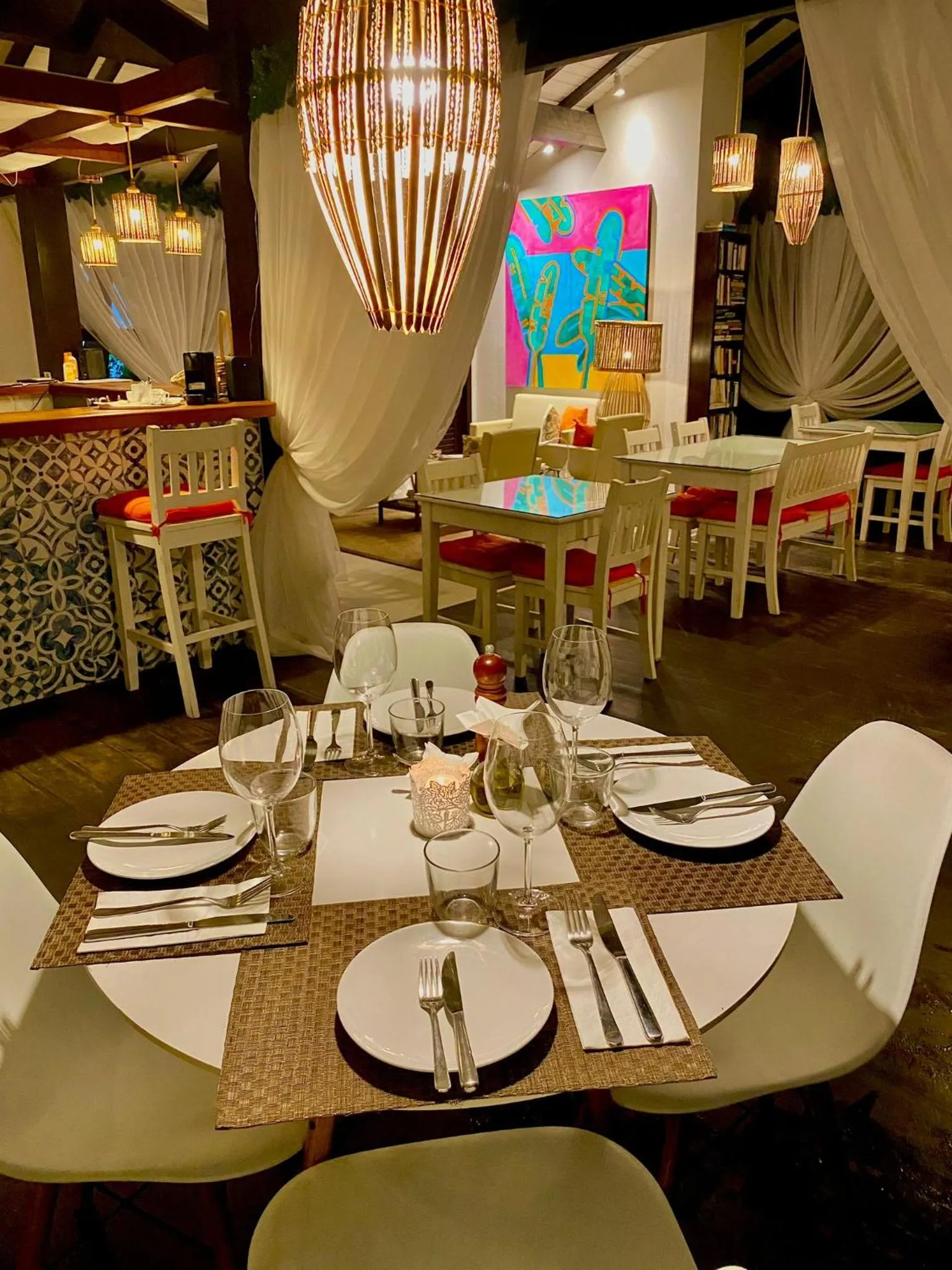 Restaurant/places to eat in Mangueira Boutique Hotel Moreré