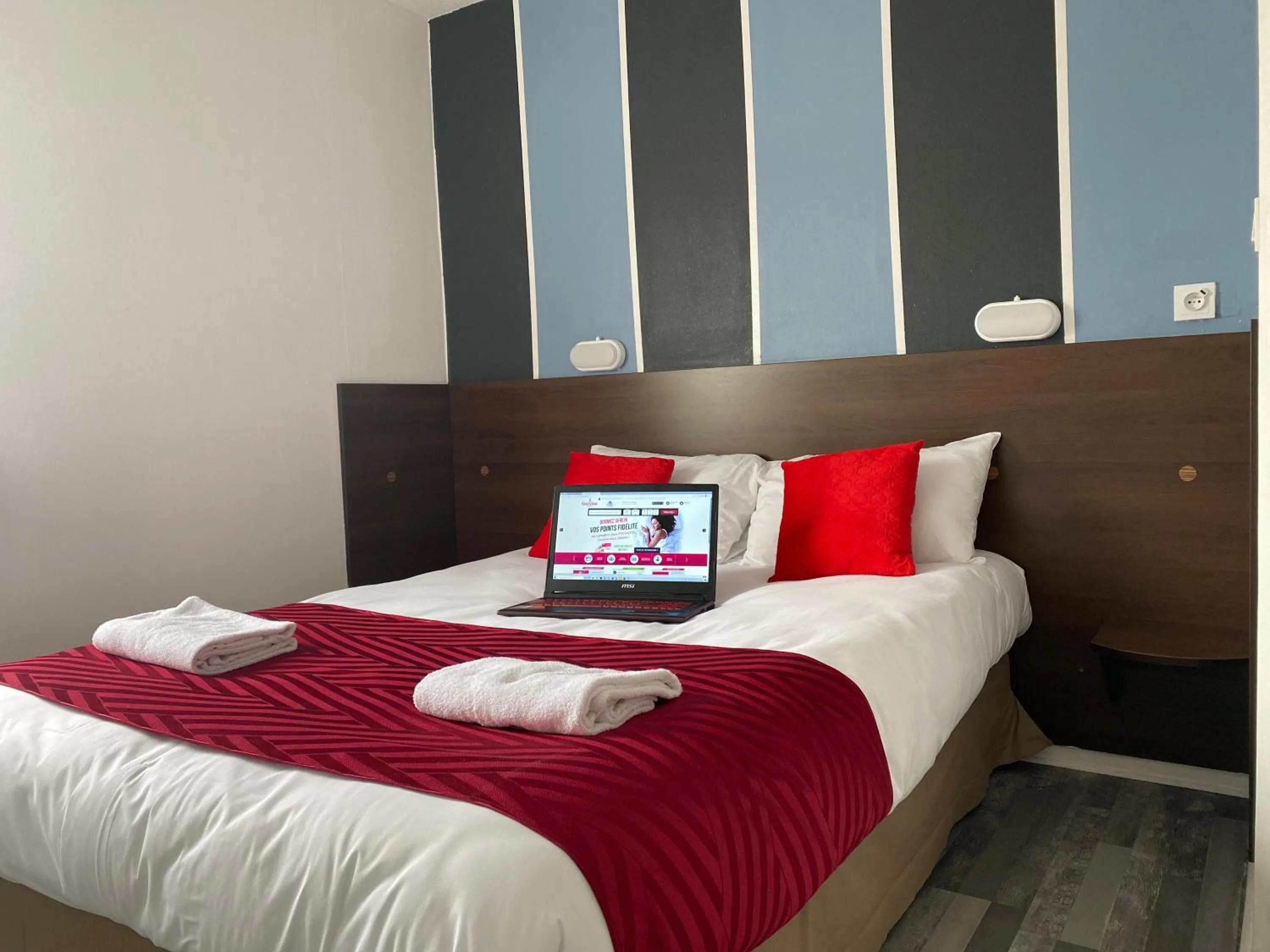 Bed in Fasthotel Tours Nord