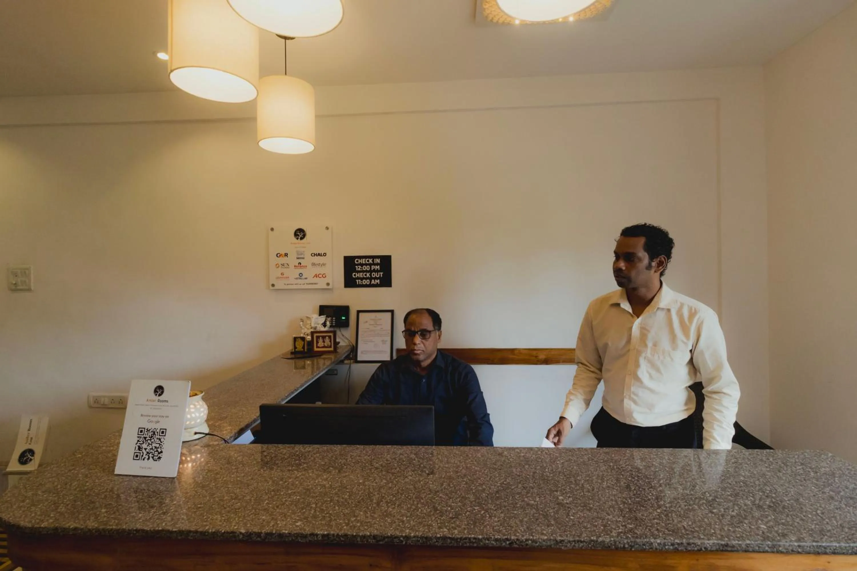 Lobby or reception in Amber Rooms