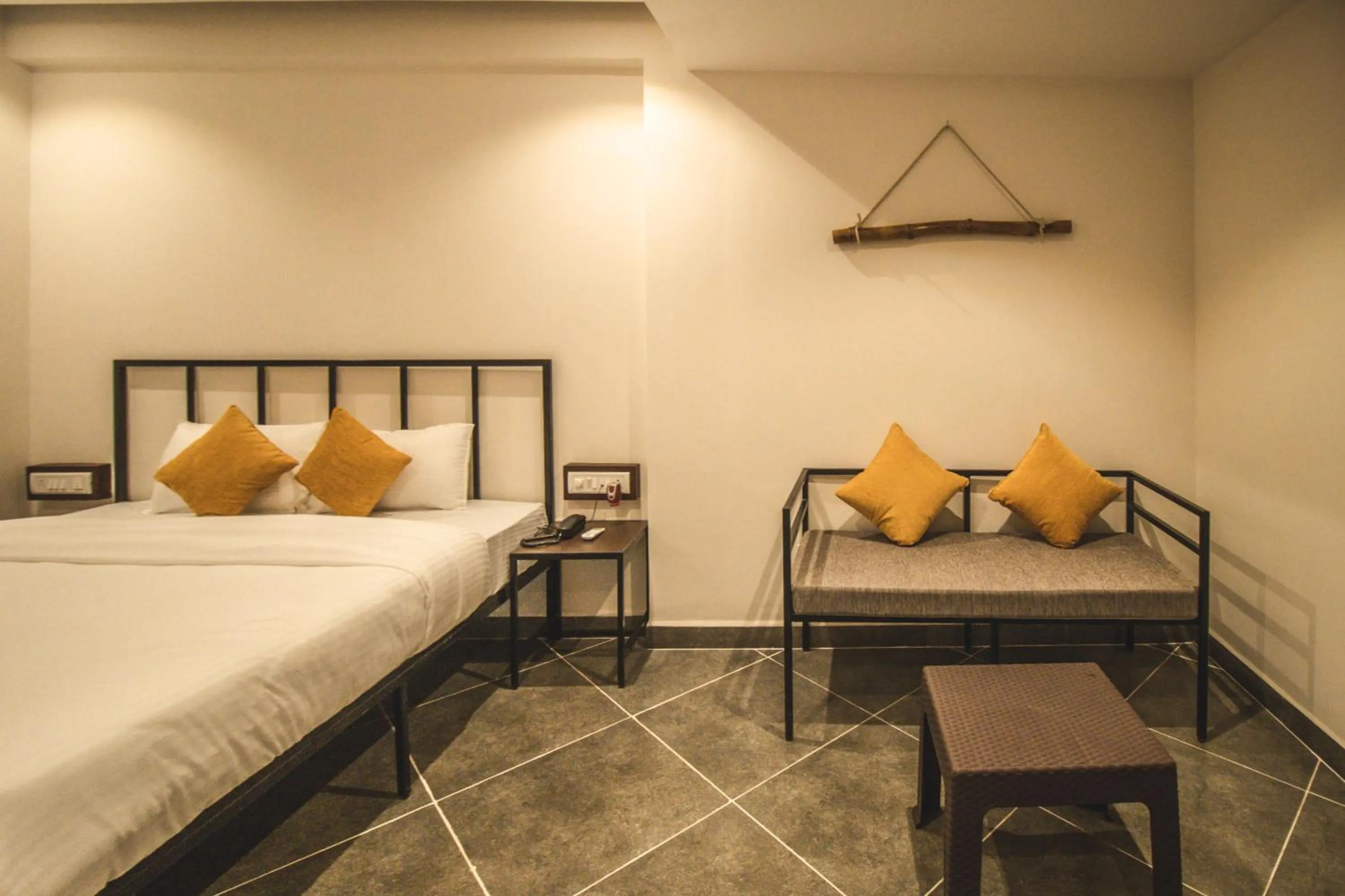 Bedroom, Bed in Amber Rooms