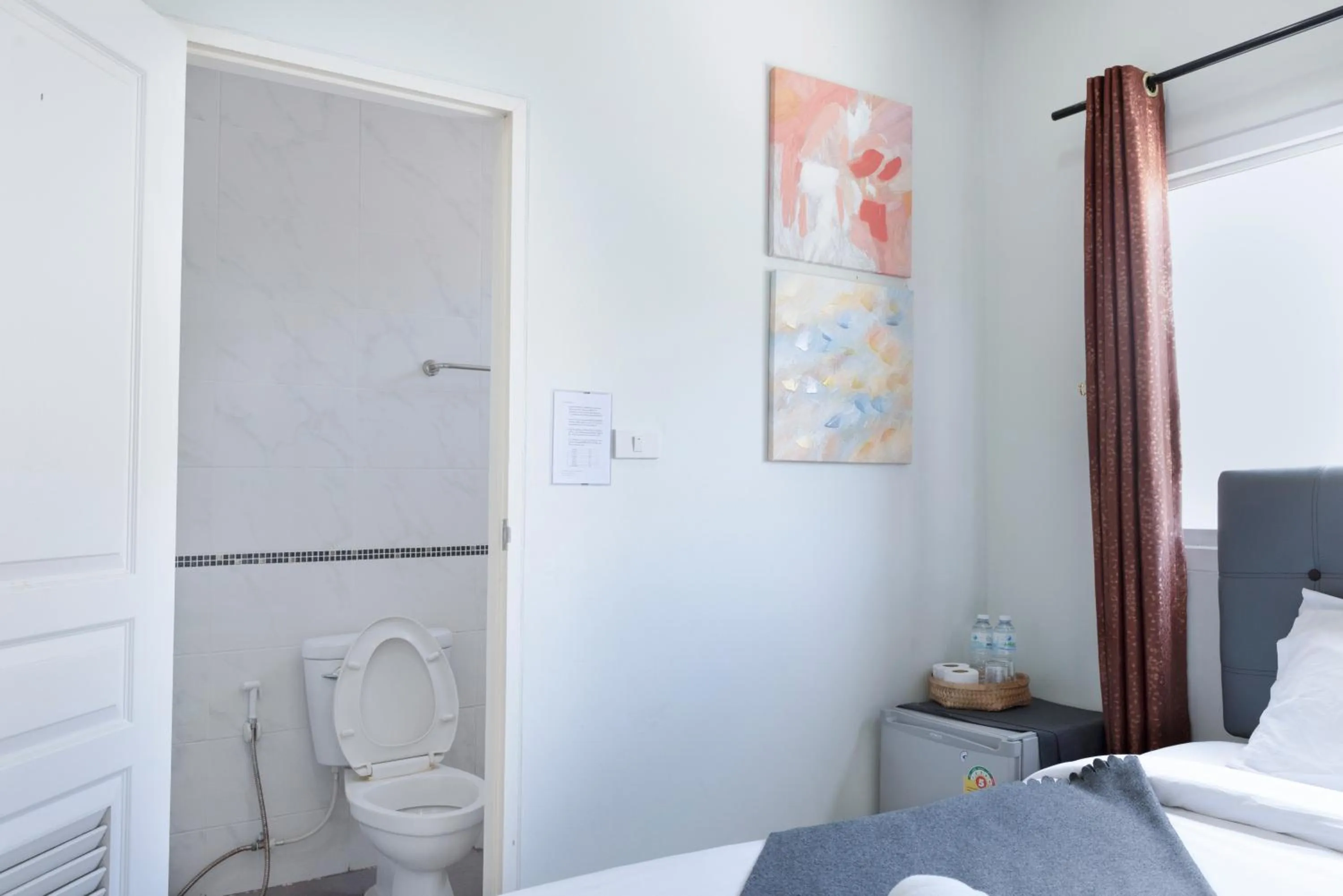 Bed in Mee Hug Guesthouse