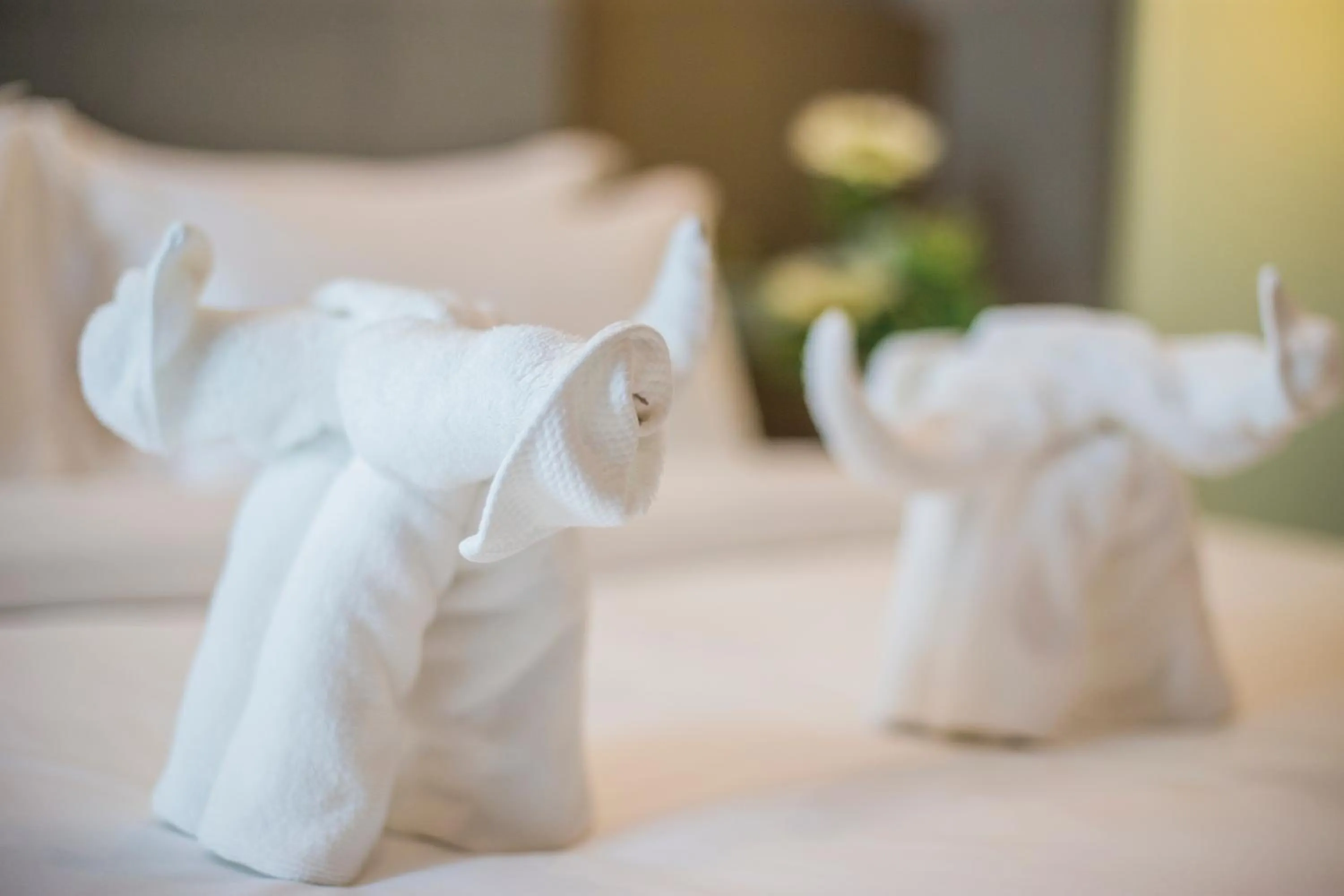 Bed in GRAND FLORA HOTEL