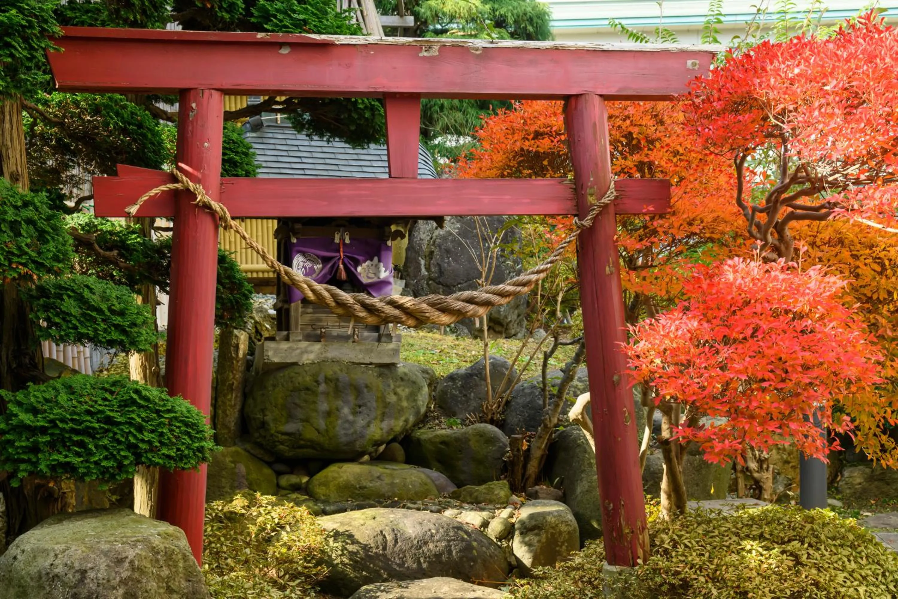 Garden in Hotel Symphony Sagae Onsen