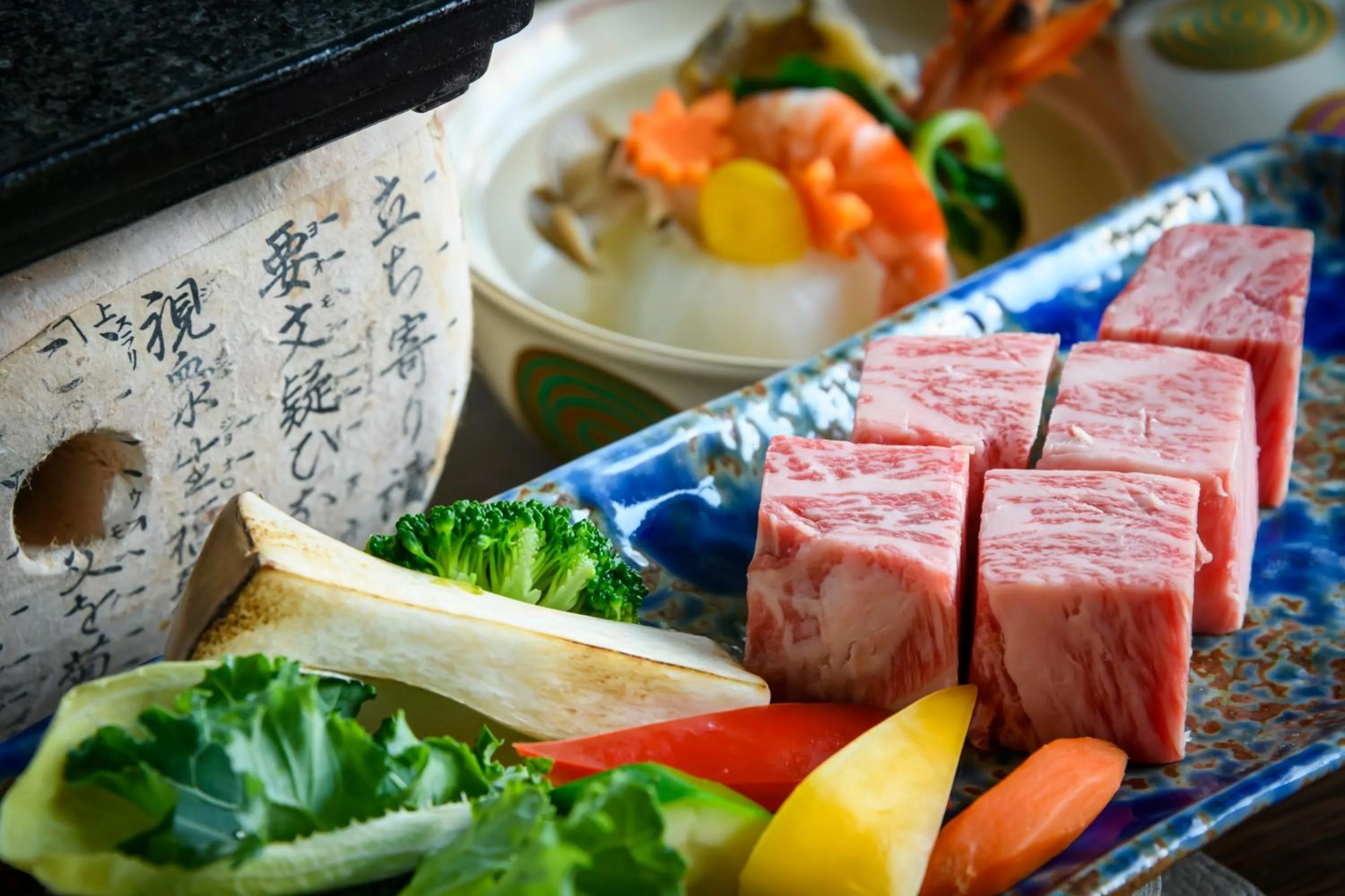 Dinner in Hotel Symphony Sagae Onsen