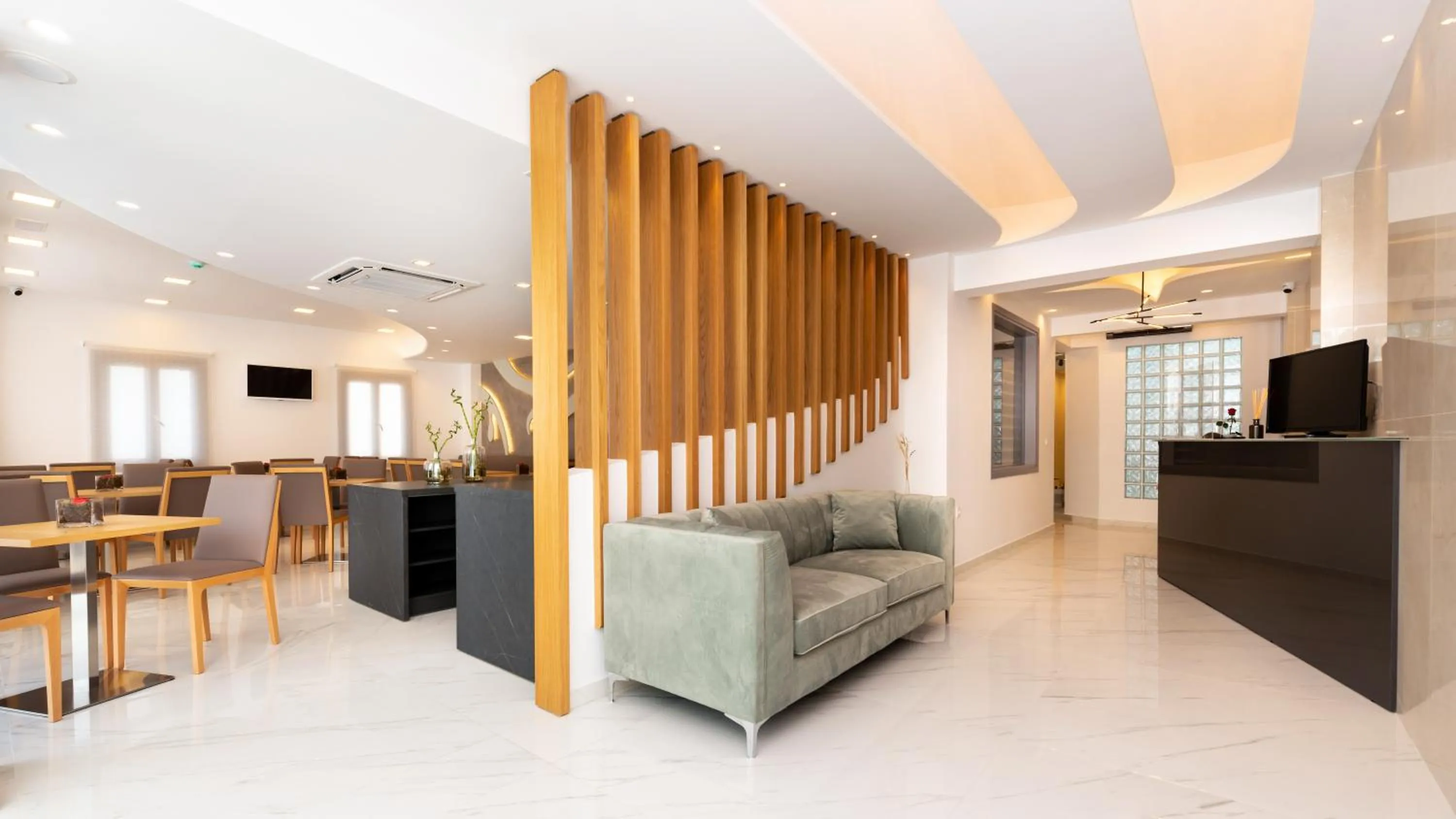 Lobby or reception in Deluxe Suites Santorini