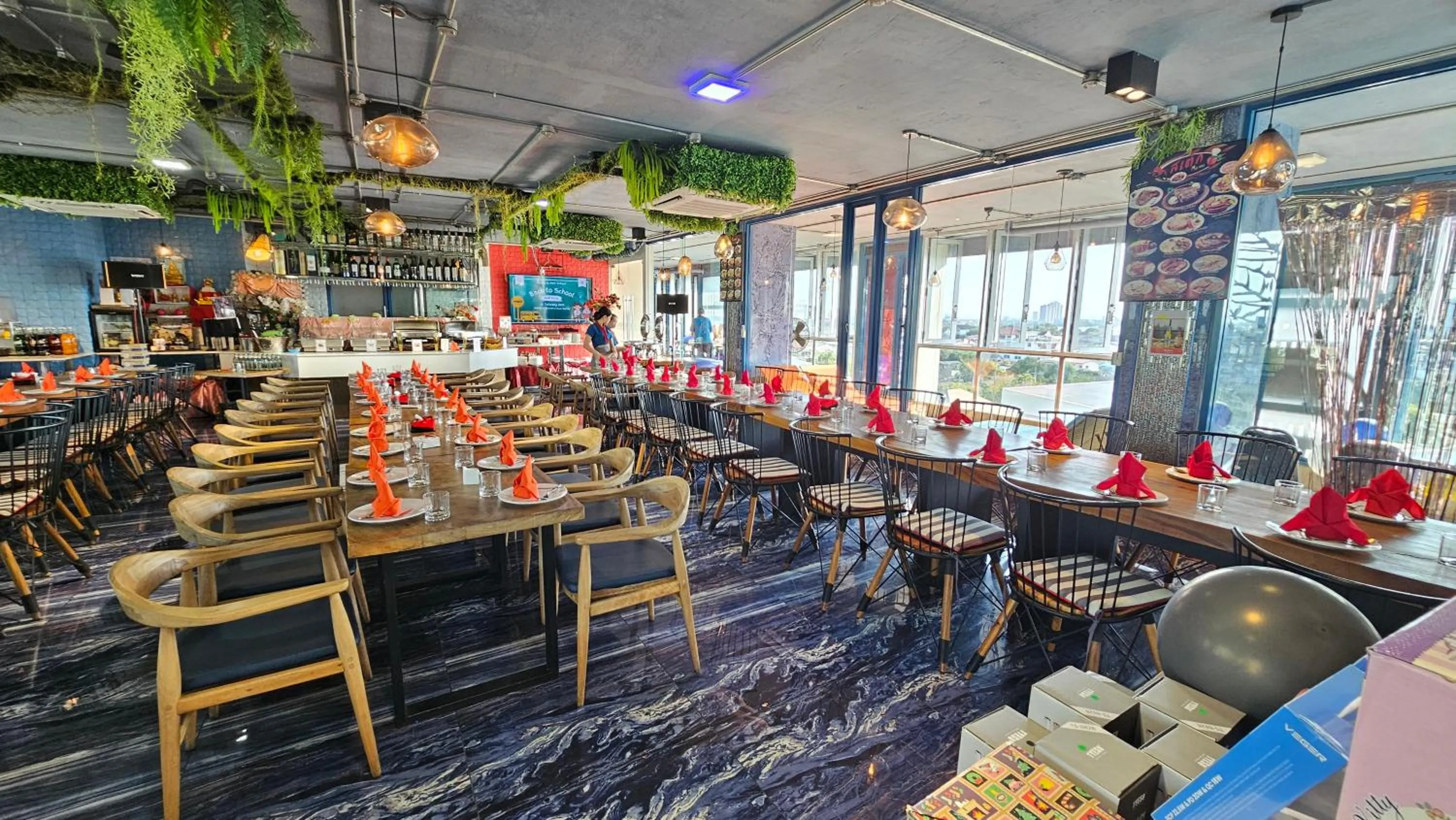 Restaurant/places to eat in BlueTel Re'sidencE Bangkok IMPACT บลูเทล เรซิดองส์ กรุงเทพ อิมแพค