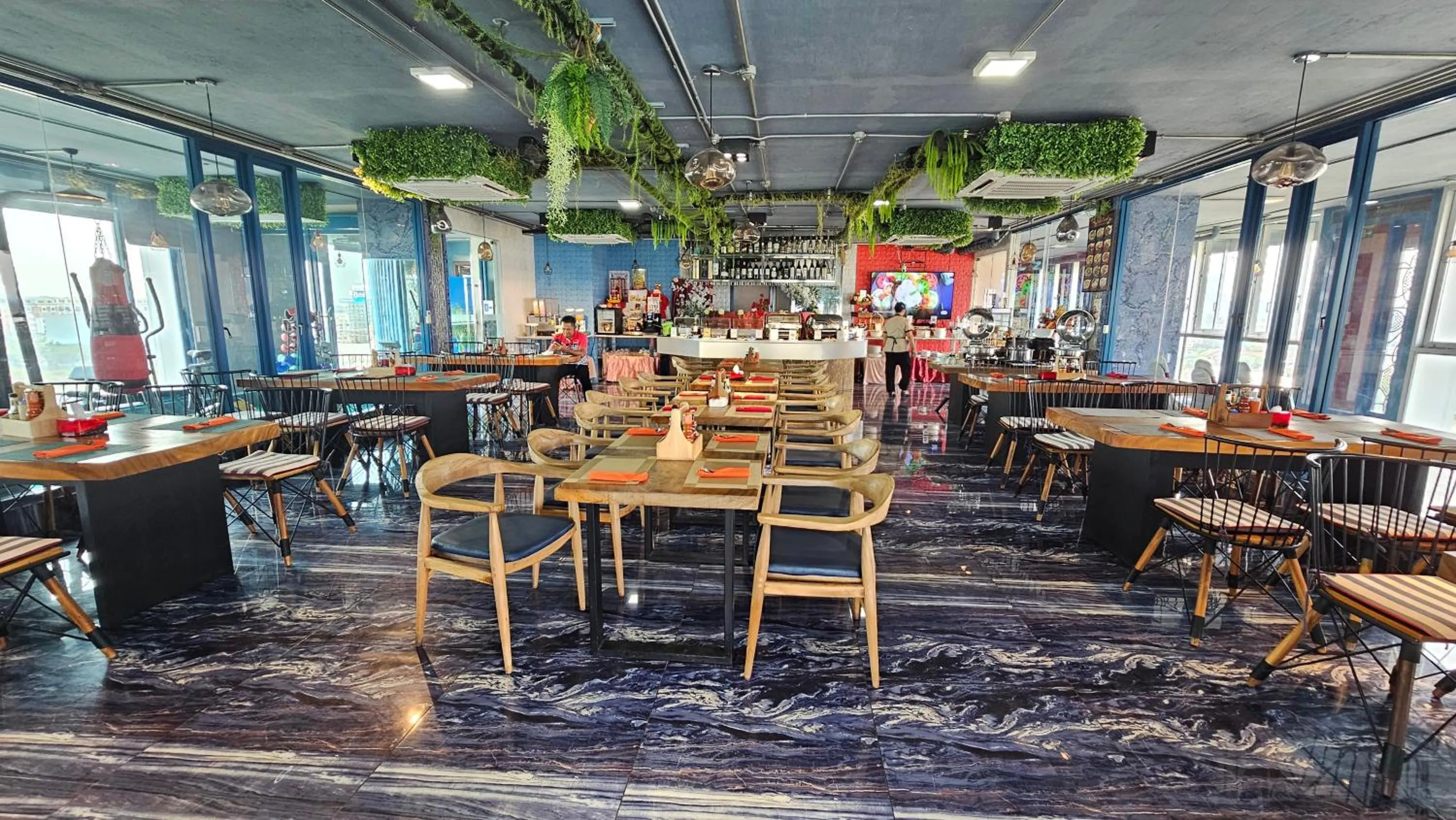 Restaurant/places to eat in BlueTel Re'sidencE Bangkok IMPACT บลูเทล เรซิดองส์ กรุงเทพ อิมแพค