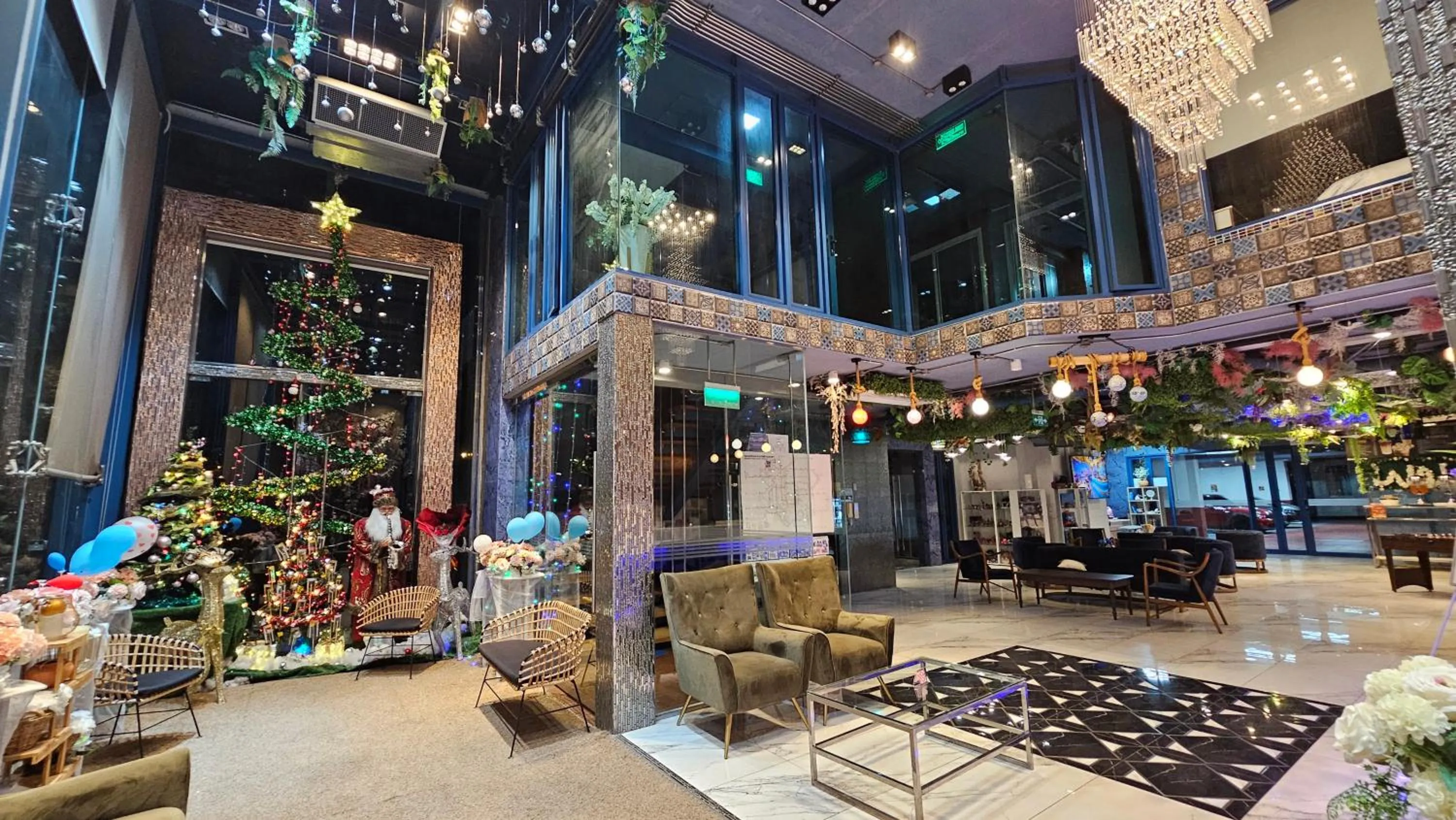 Living room in BlueTel Re'sidencE Bangkok IMPACT บลูเทล เรซิดองส์ กรุงเทพ อิมแพค