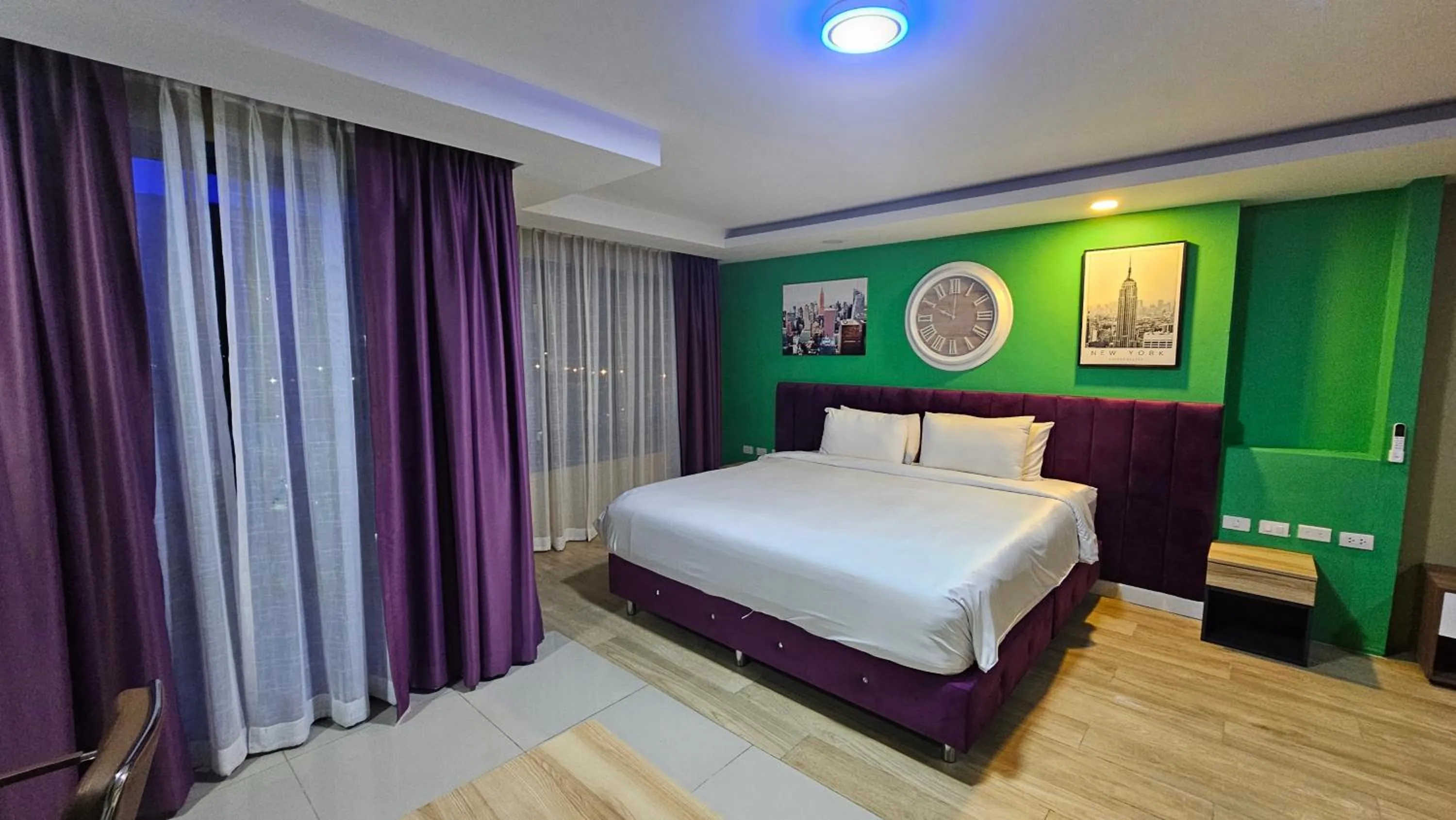 Bed in BlueTel Re'sidencE Bangkok IMPACT บลูเทล เรซิดองส์ กรุงเทพ อิมแพค