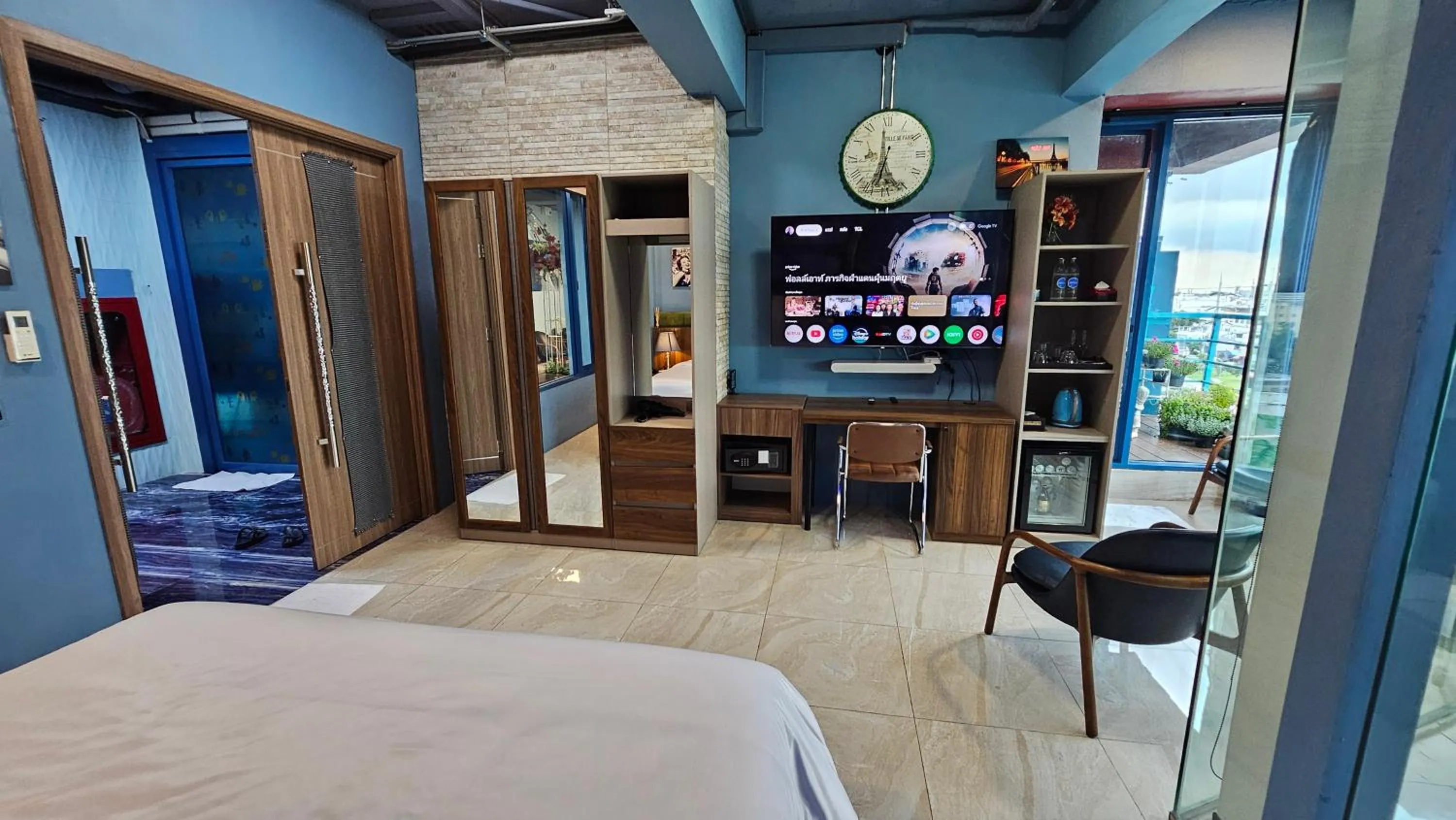 Bed in BlueTel Re'sidencE Bangkok IMPACT บลูเทล เรซิดองส์ กรุงเทพ อิมแพค