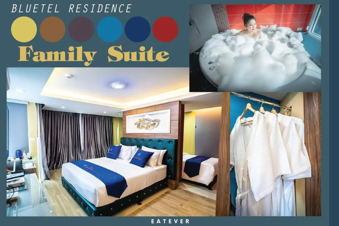 Family Suite with Jacuzzi in BlueTel Re'sidencE Bangkok IMPACT - 1 Time Drop-Off Service to Impact