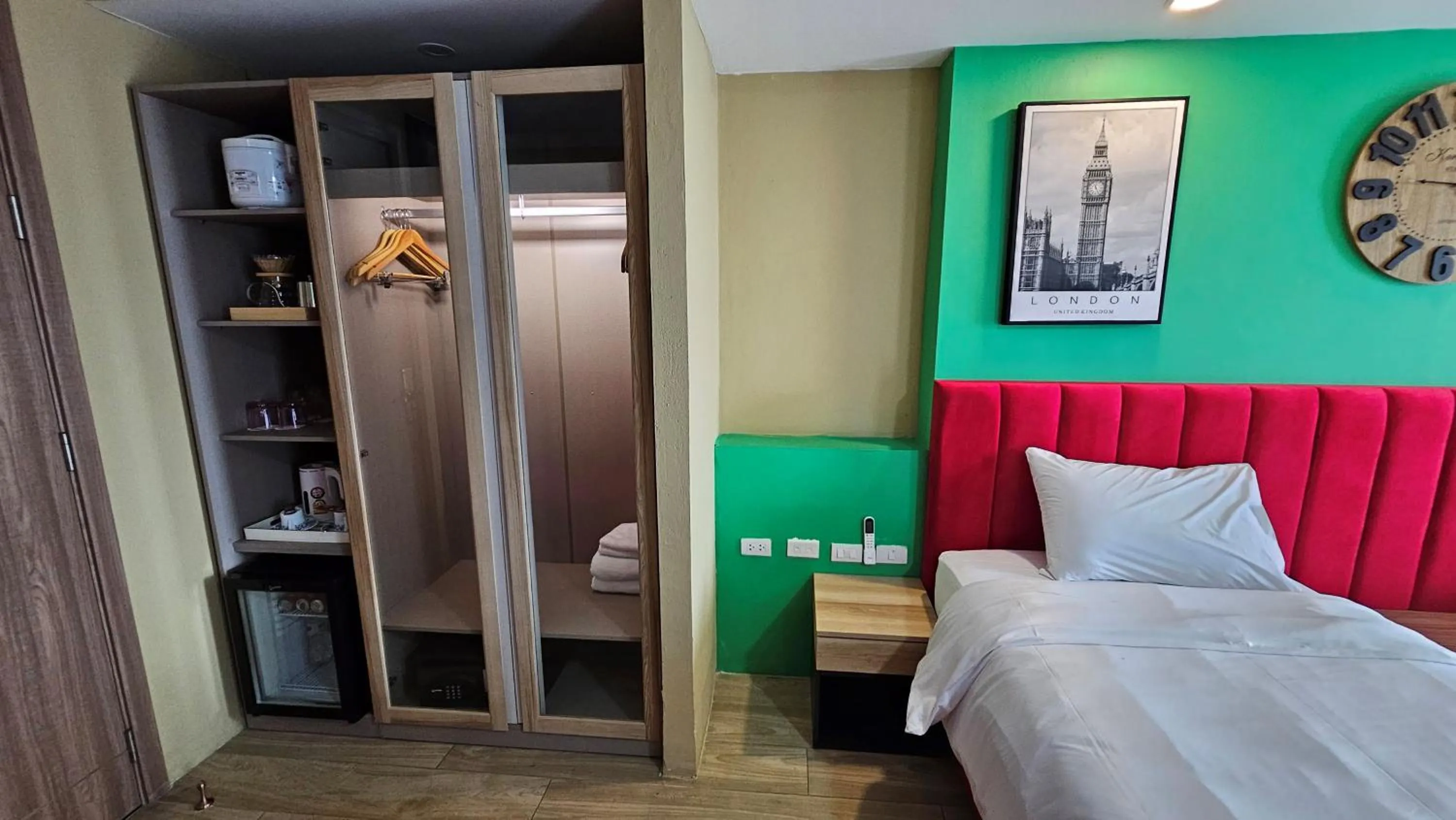 Bed in BlueTel Re'sidencE Bangkok IMPACT บลูเทล เรซิดองส์ กรุงเทพ อิมแพค