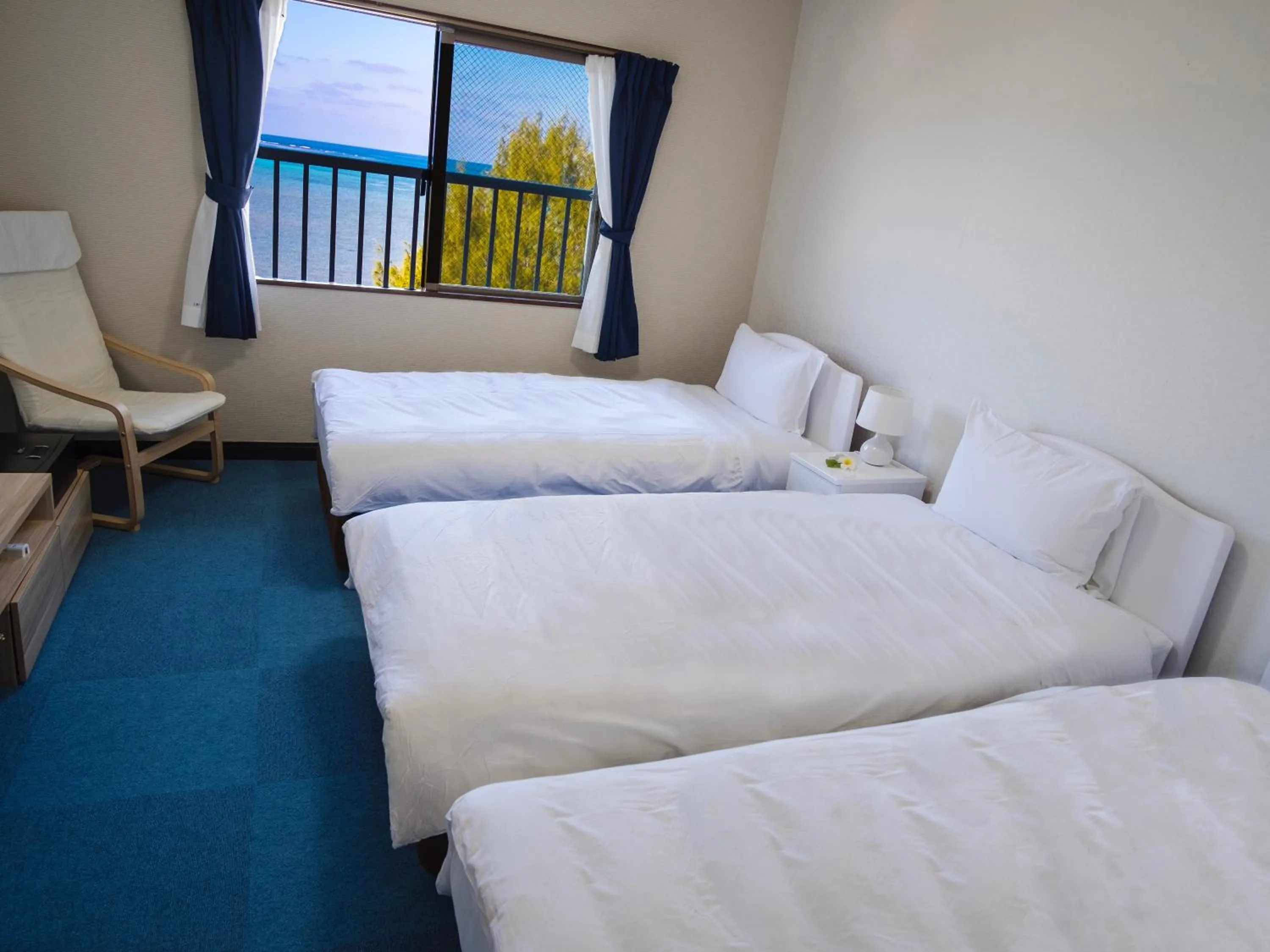 Bed in Hotel Hoshitate Iriomotejima