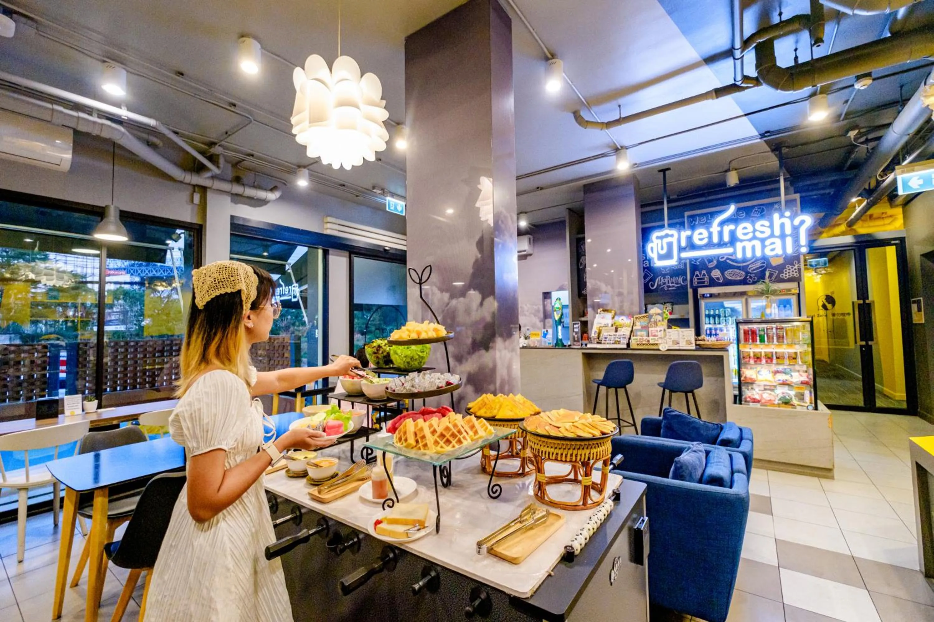 Buffet breakfast in Sleep Mai Chiang Mai Airport Lifestyle Hotel